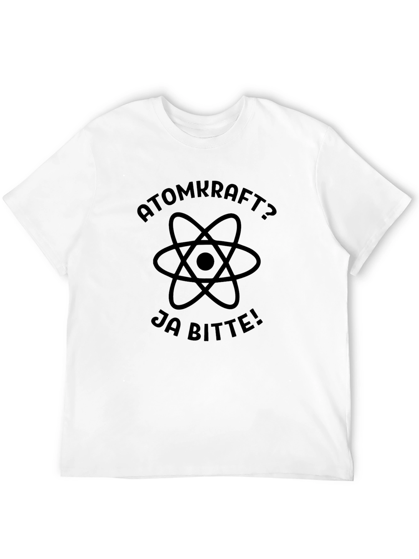 Atomkraft Ja Bitte! Black T-Shirt