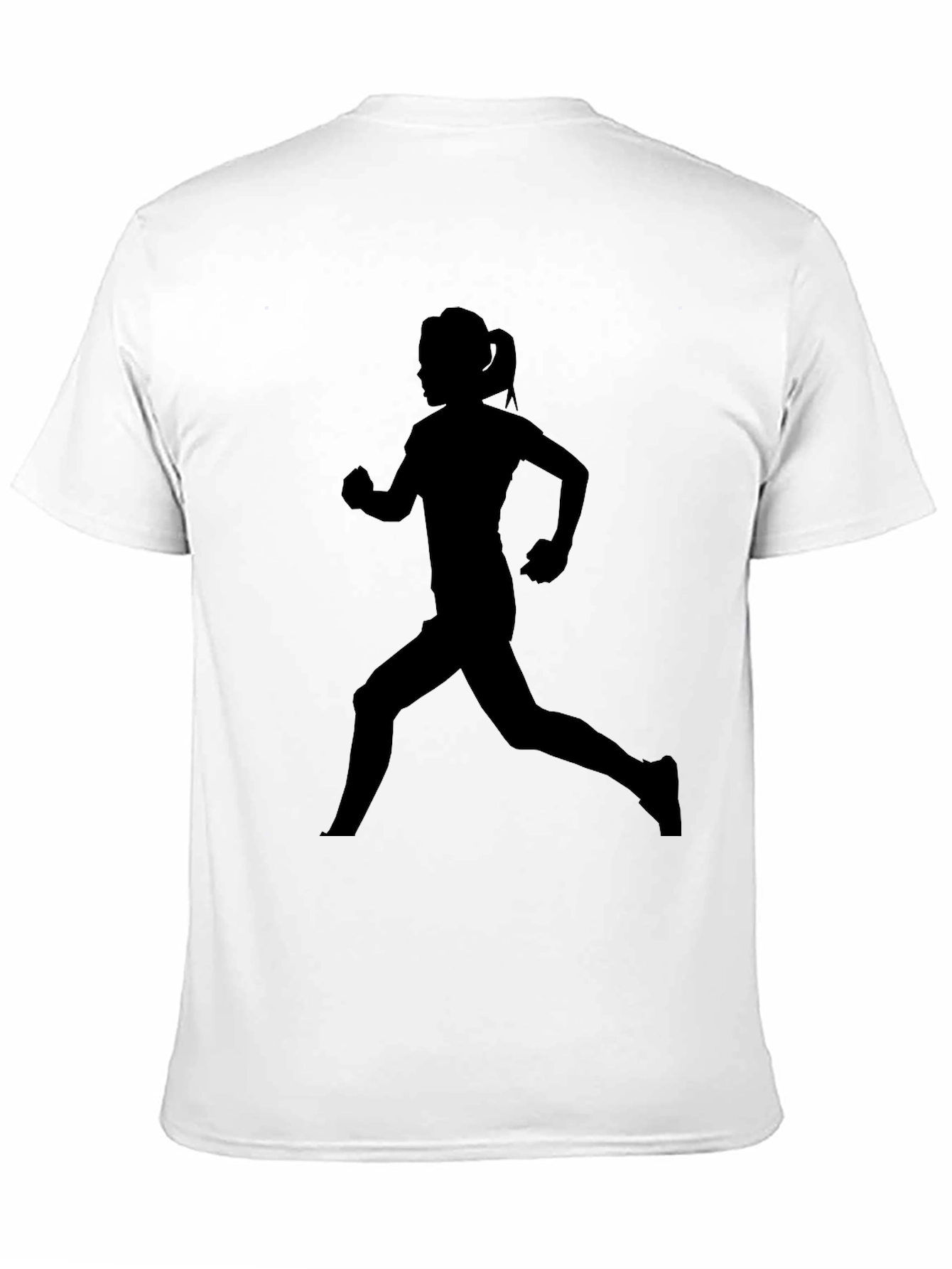 Runner Silhouette Tee - Black Graphic T-Shirt