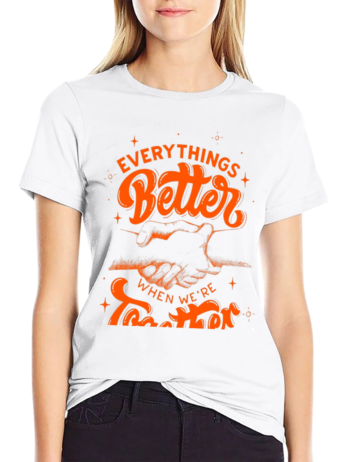 Better Together Graphic Print Tee