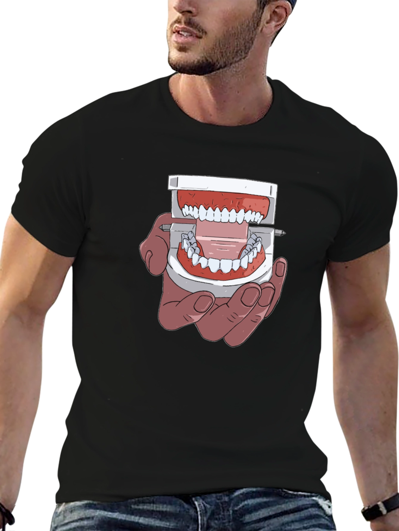 Dentist Humor Graphic T-Shirt - Black