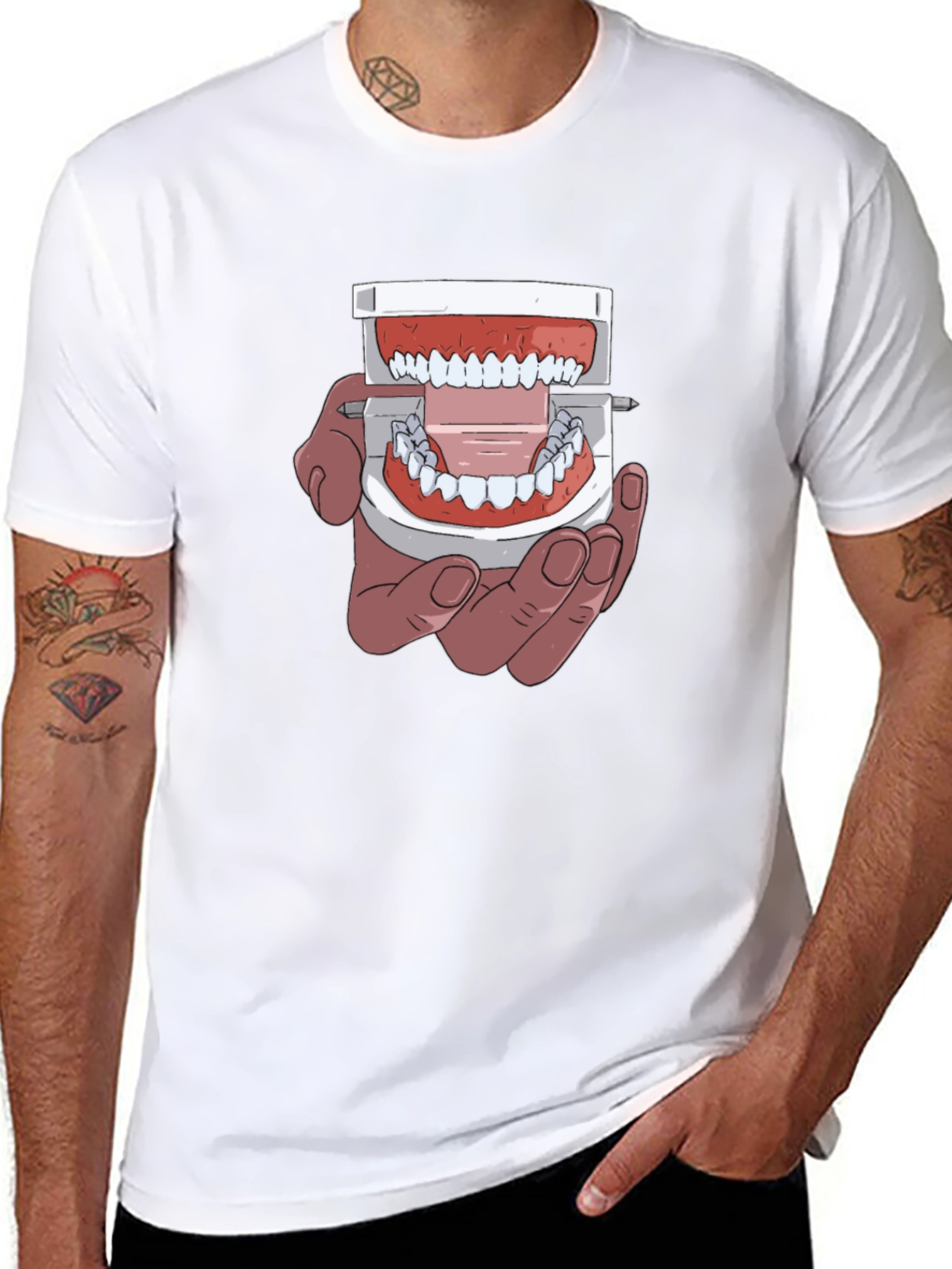 Dentist Humor Graphic T-Shirt - Black