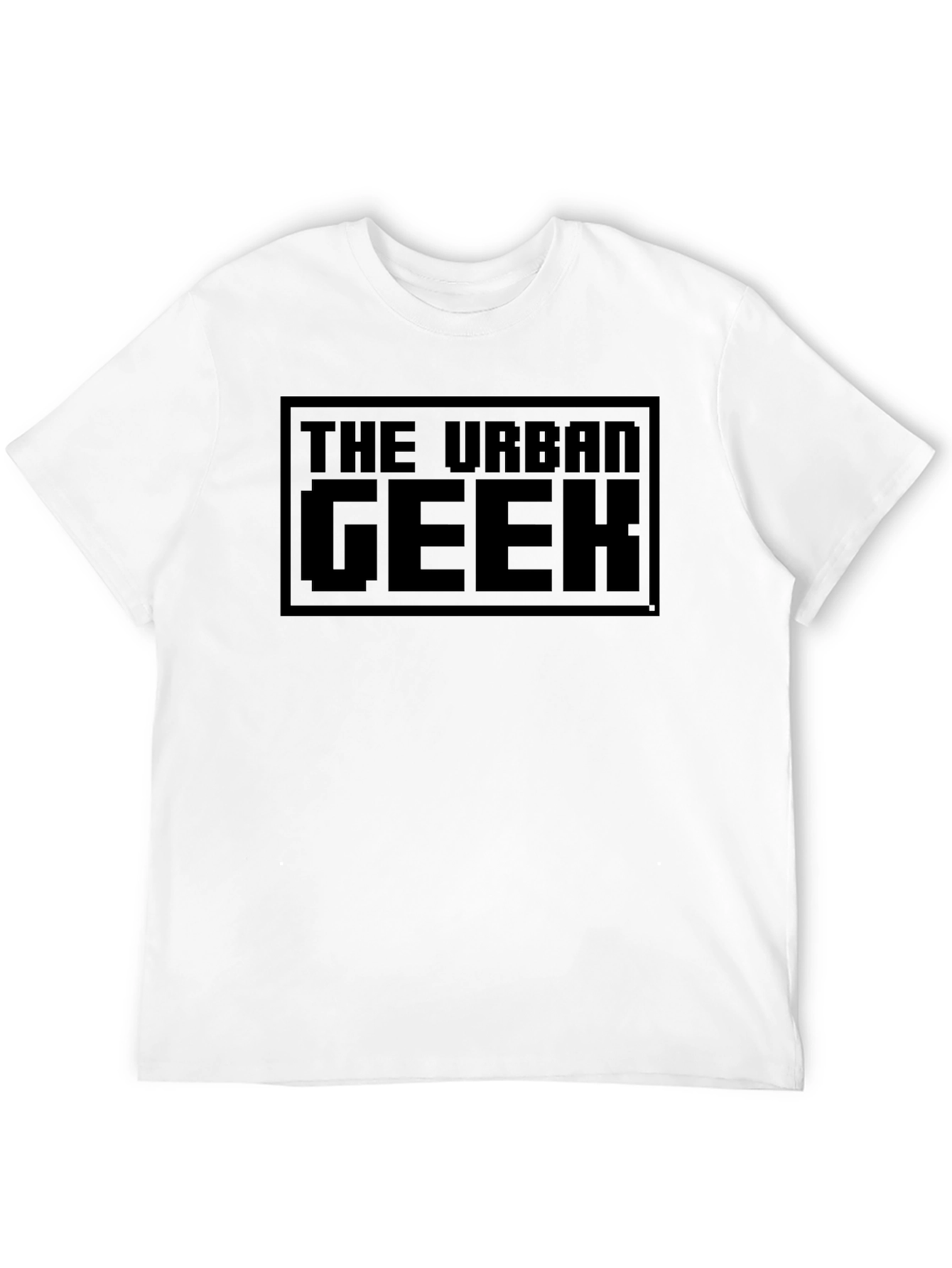 The Urban Geek Black Graphic T-Shirt