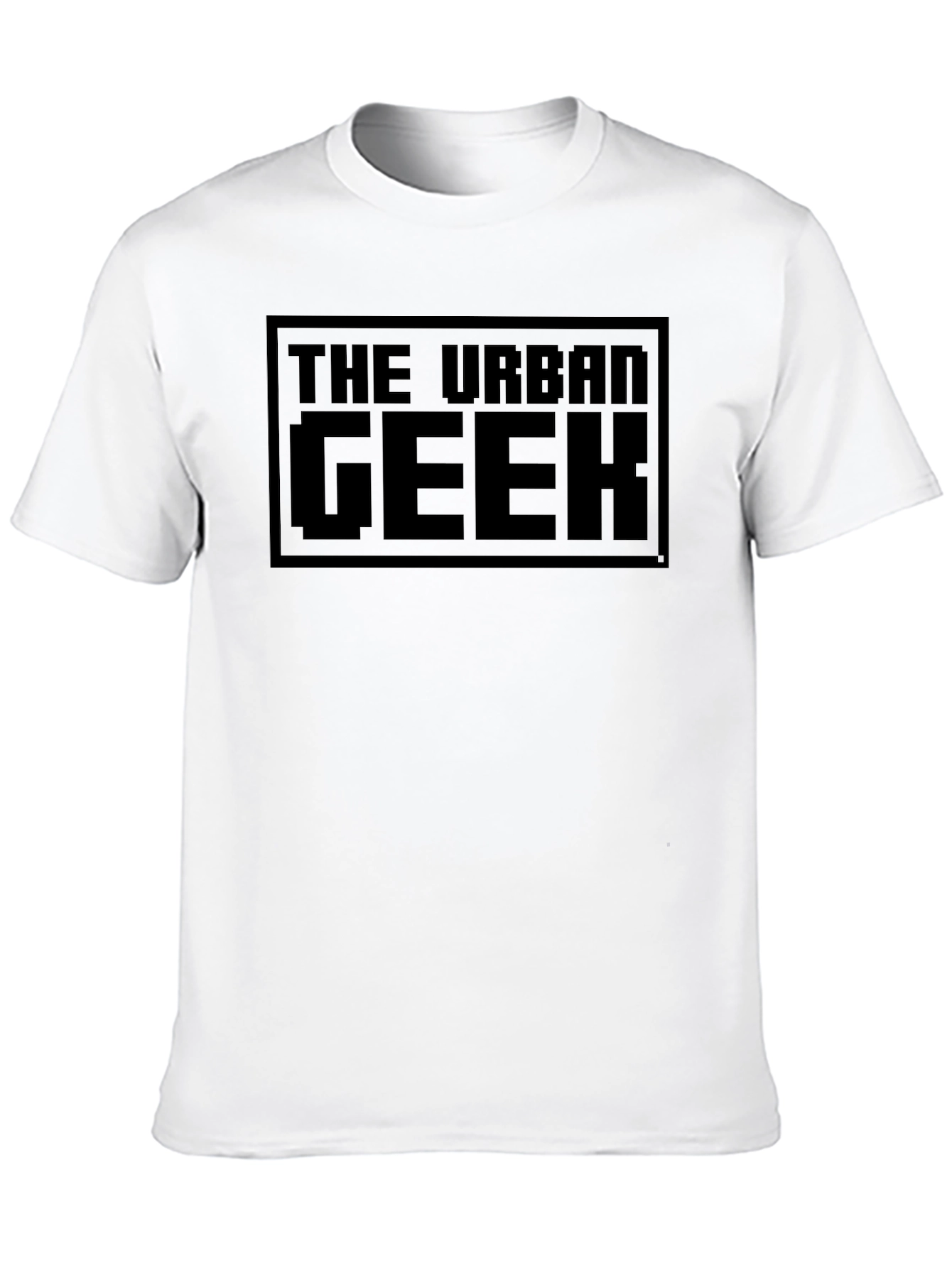 The Urban Geek Black Graphic T-Shirt