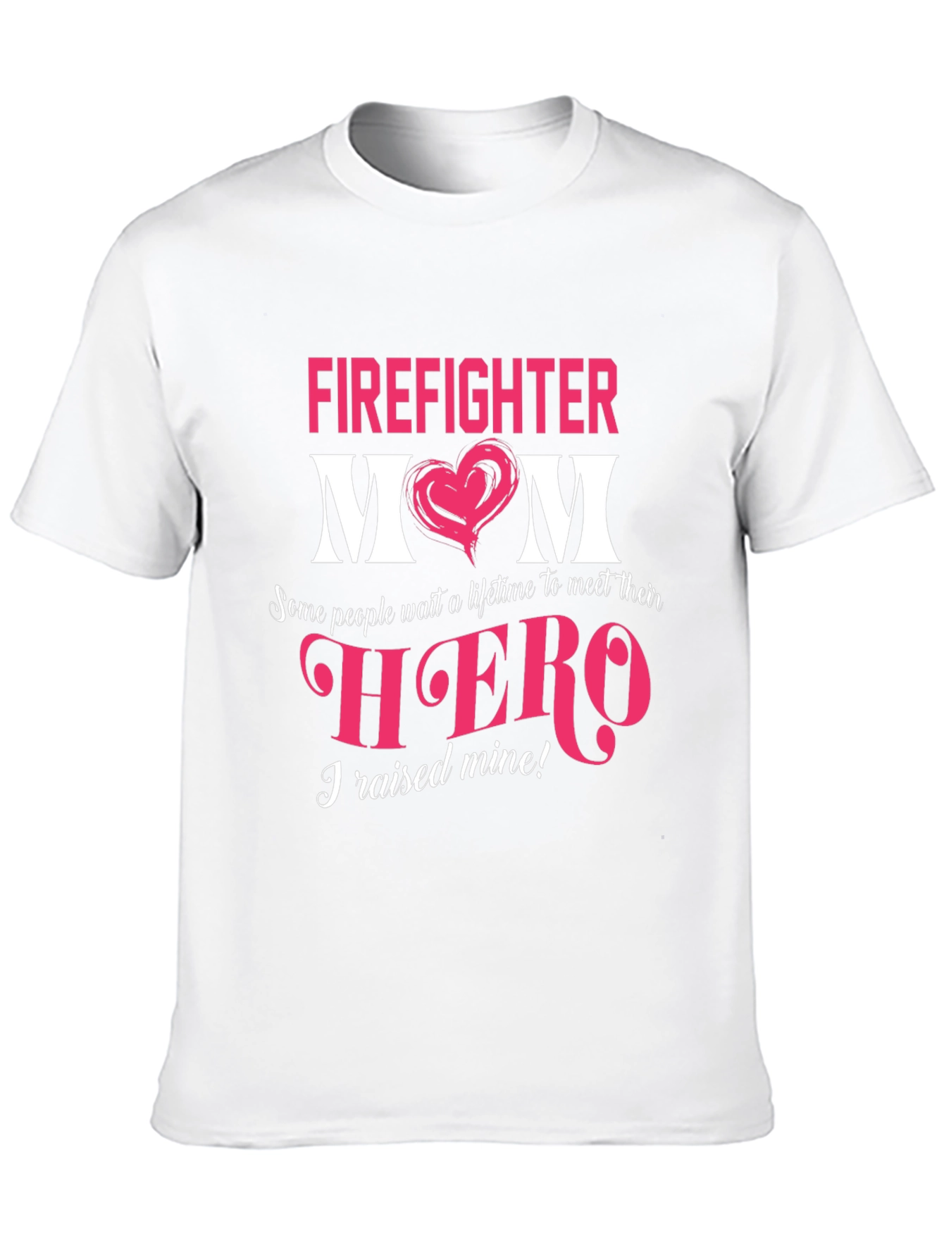 Firefighter Mom Hero Graphic T-Shirt
