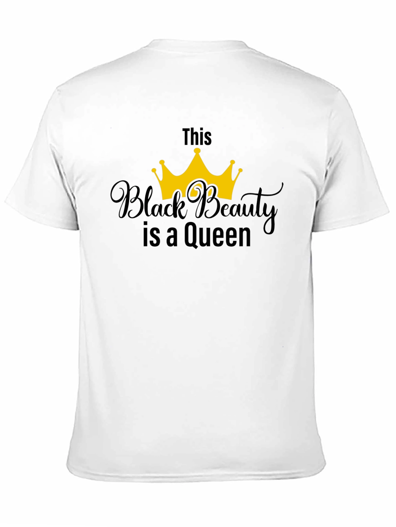 Black Beauty Queen T-Shirt - Stylish Graphic Tee
