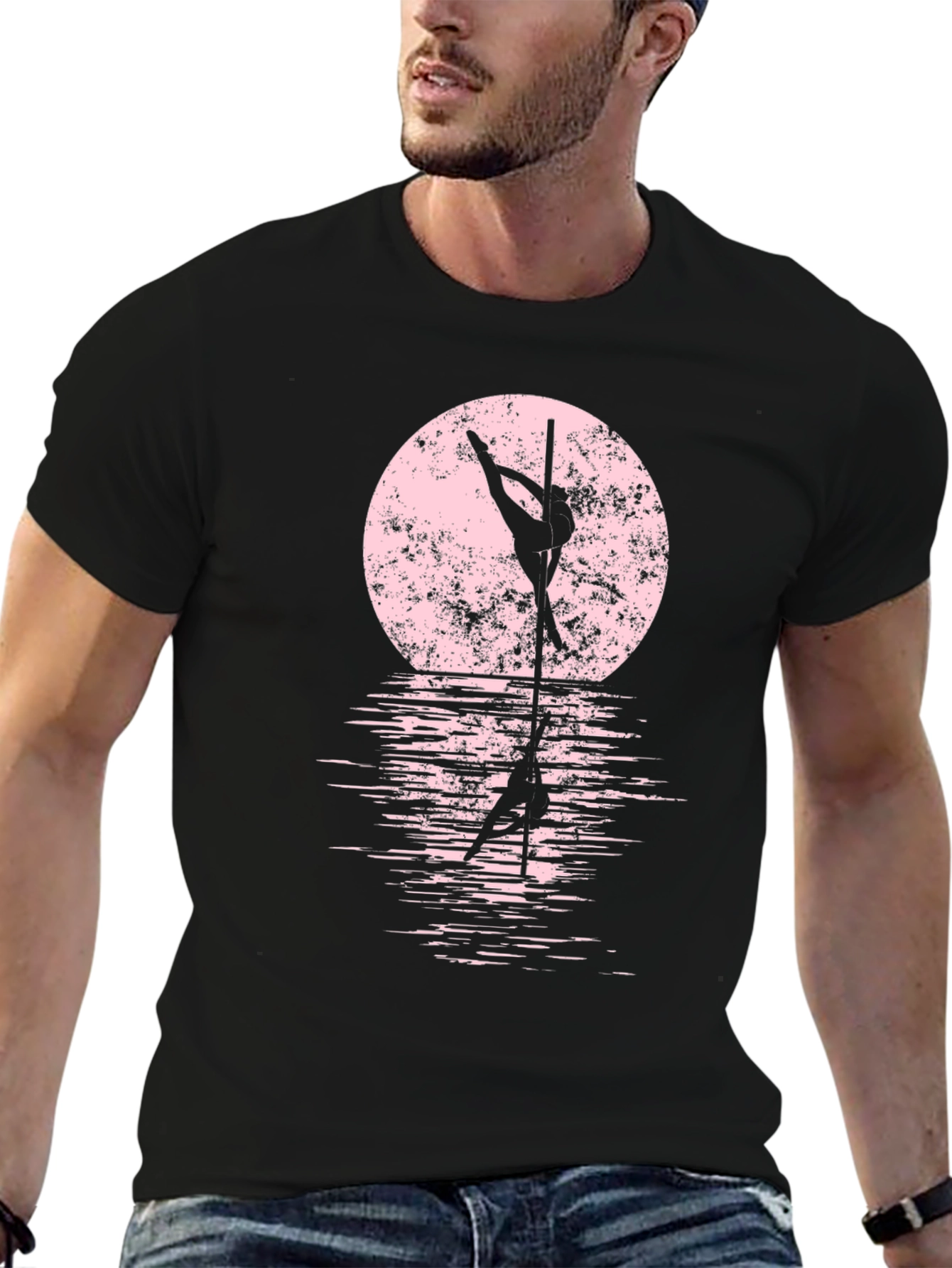 Pole Dancer T-Shirt - Moon Reflection