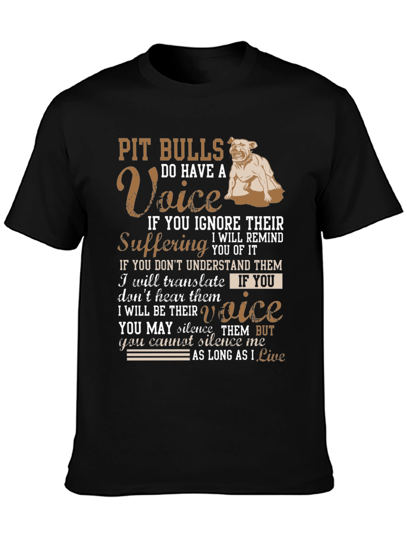 Pit Bull Voice T-Shirt - Advocate Tee