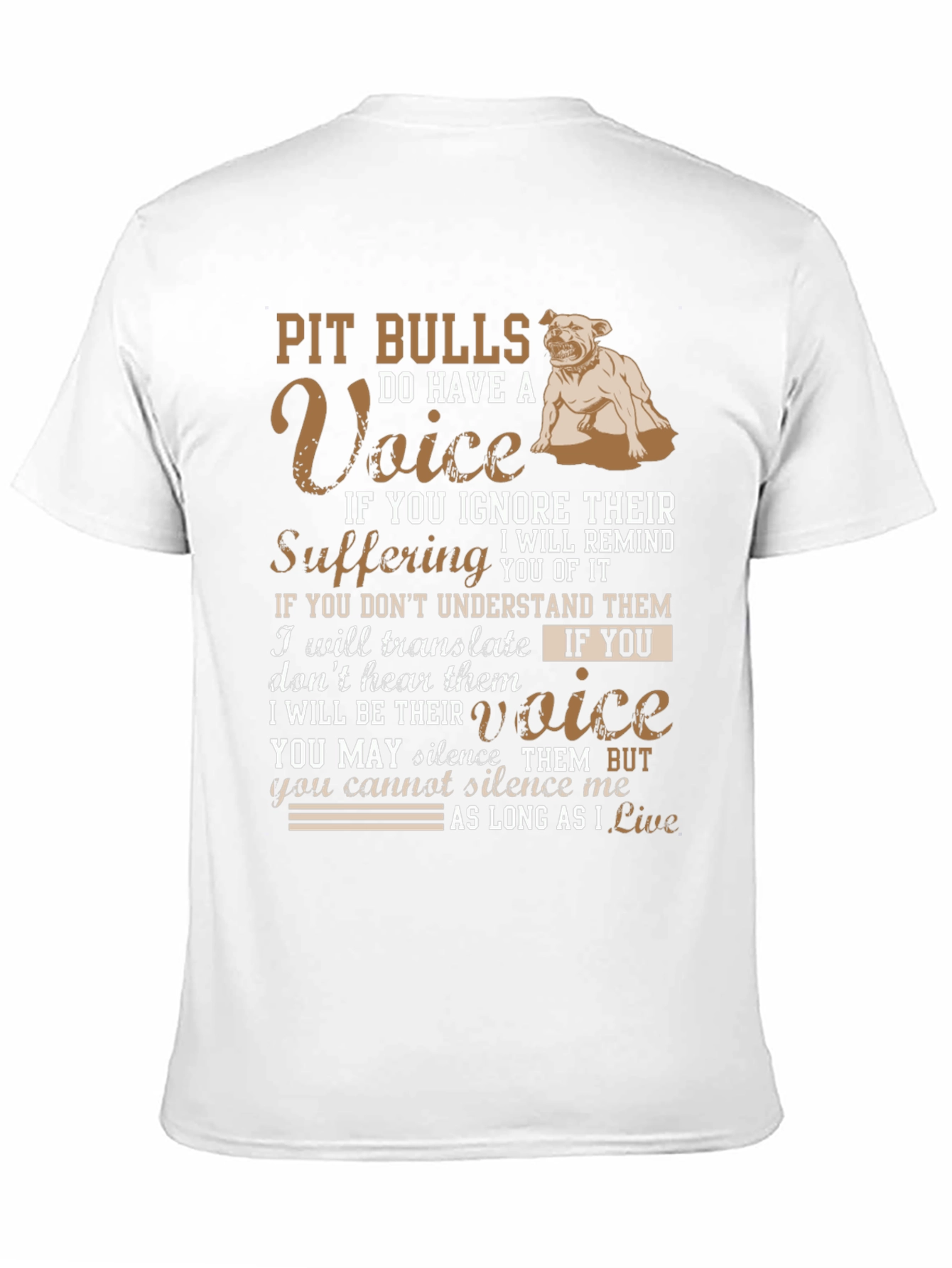 Pit Bull Voice T-Shirt - Advocate Tee