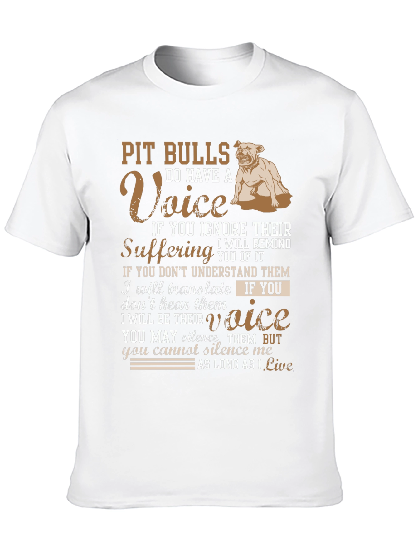 Pit Bull Voice T-Shirt - Advocate Tee