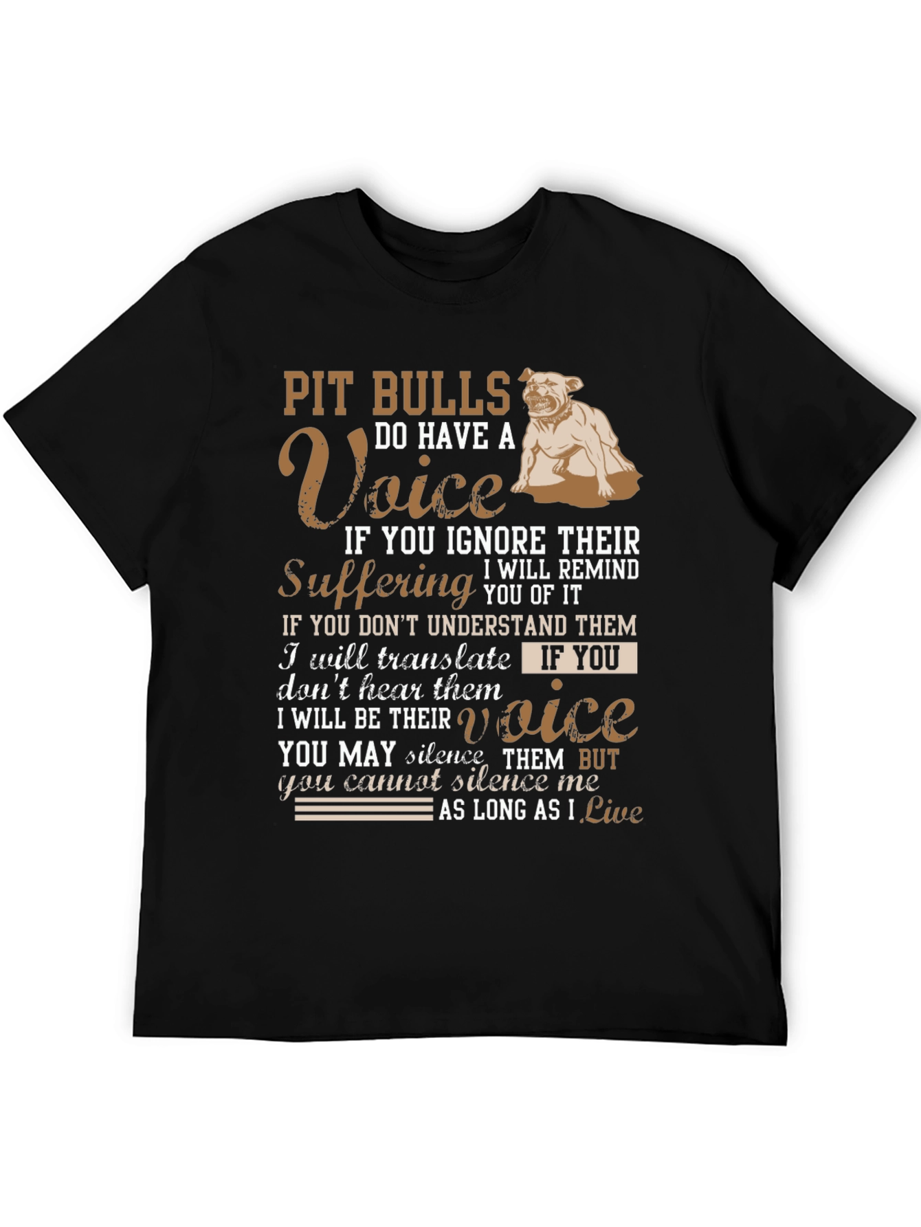 Pit Bull Voice T-Shirt - Advocate Tee