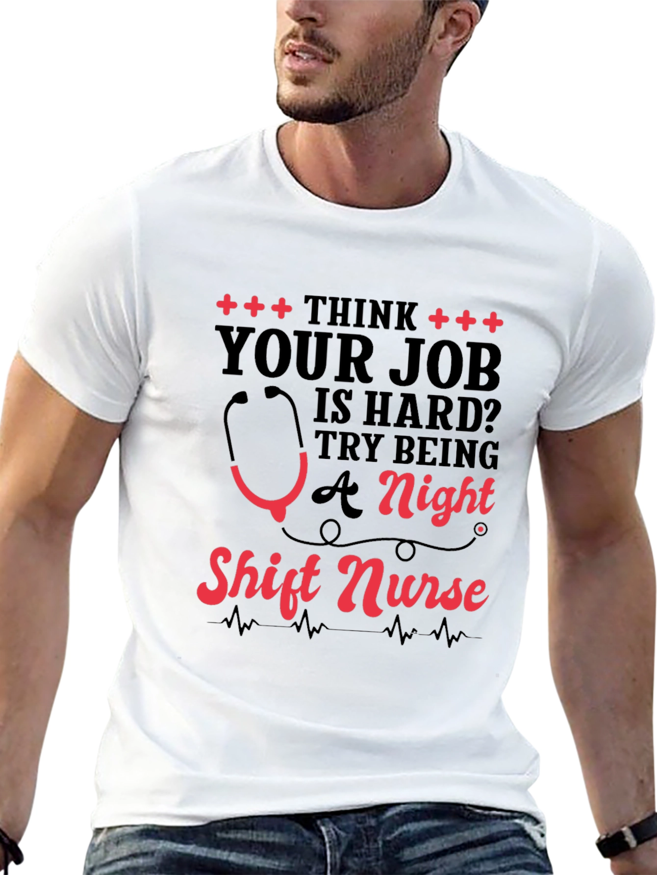 Night Shift Nurse T-Shirt: Hard Job Appreciation