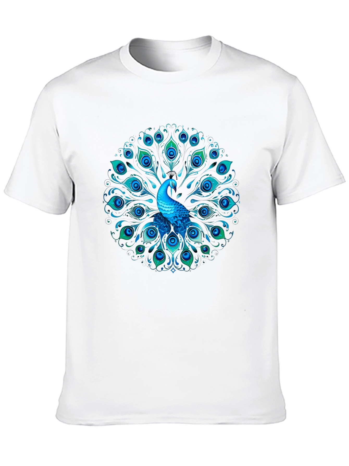 Peacock Mandala Graphic Tee