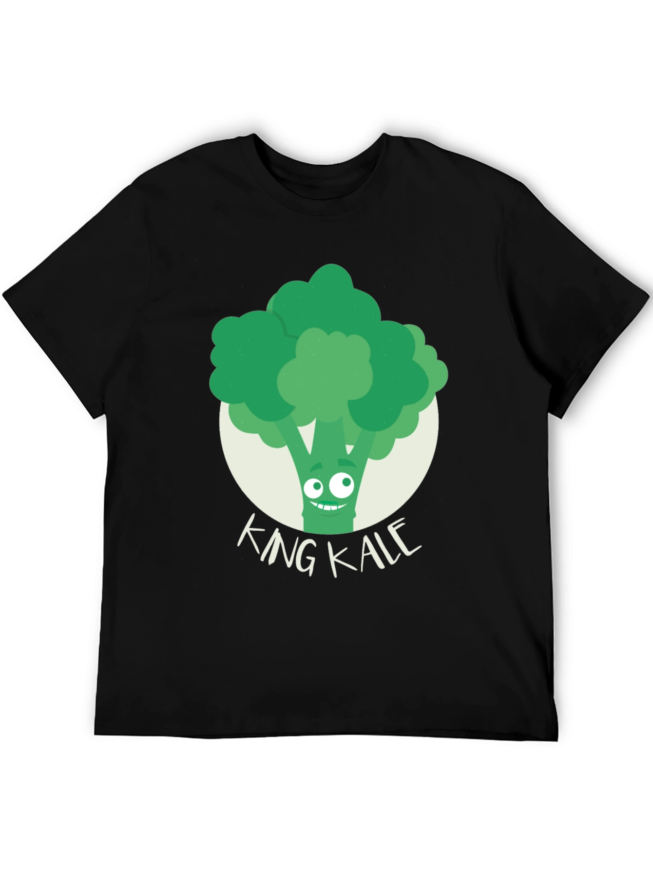 King Kale Graphic T-Shirt - Funny Vegan Tee