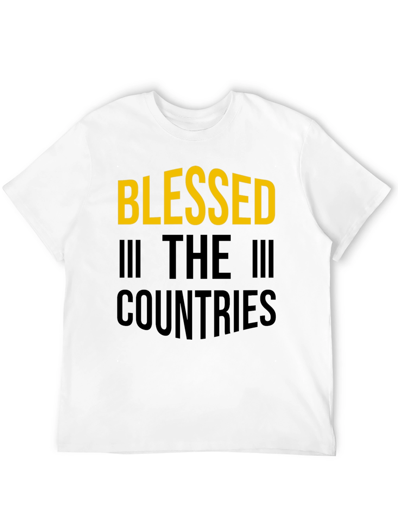 Blessed In The Countries Black T-Shirt