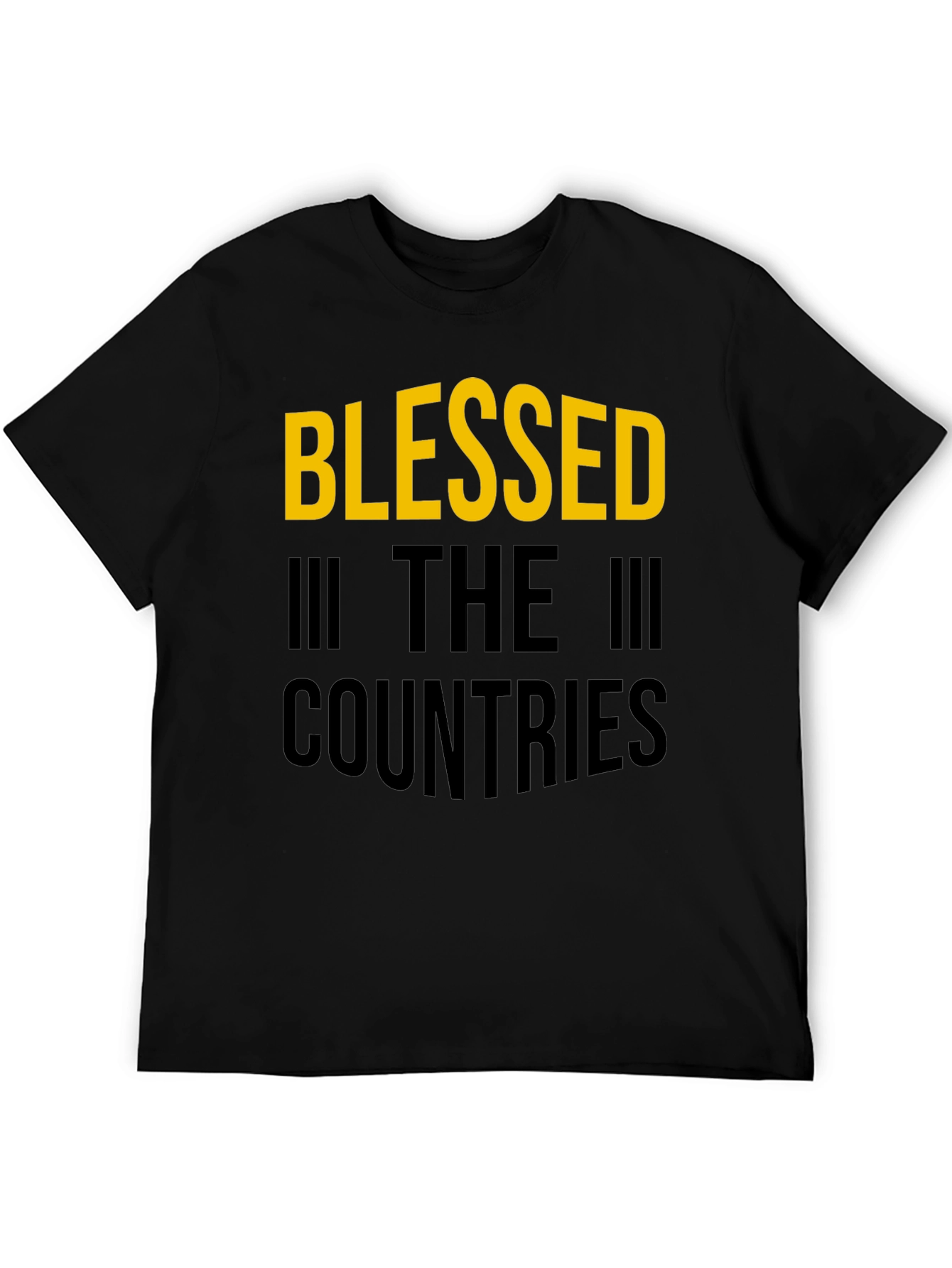 Blessed In The Countries Black T-Shirt