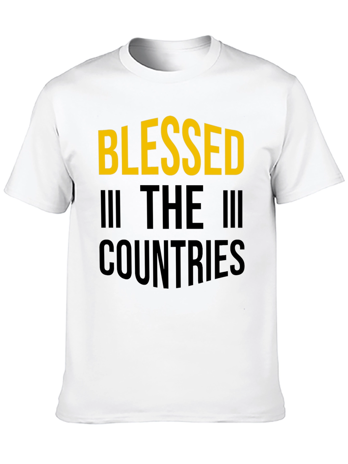 Blessed In The Countries Black T-Shirt