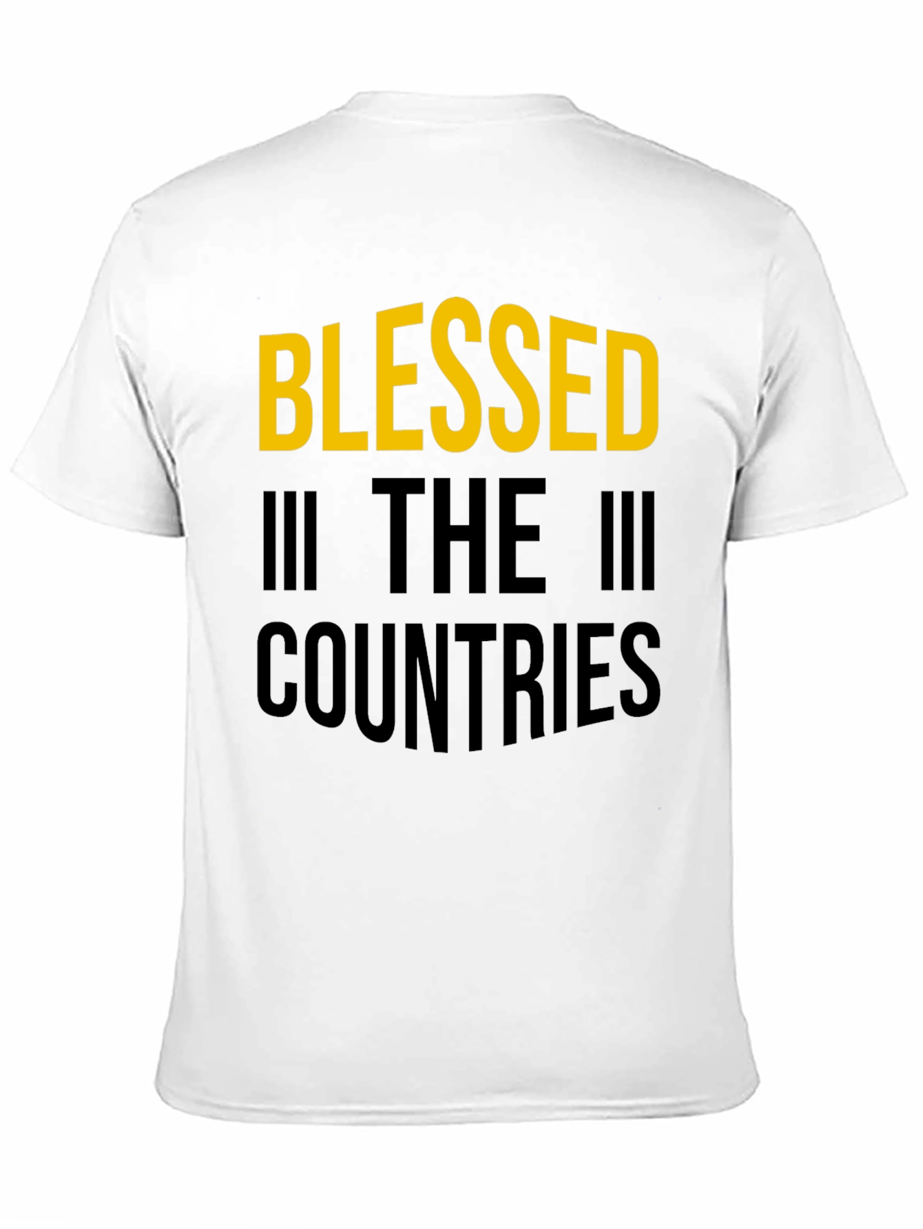 Blessed In The Countries Black T-Shirt