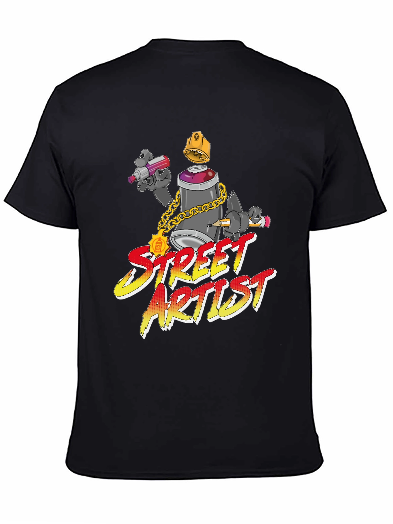 Street Artist Graphic Tee - Urban Art Style