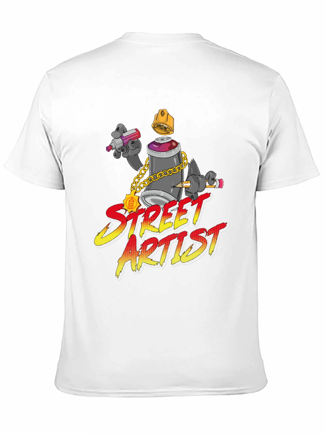 Street Artist Graphic Tee - Urban Art Style