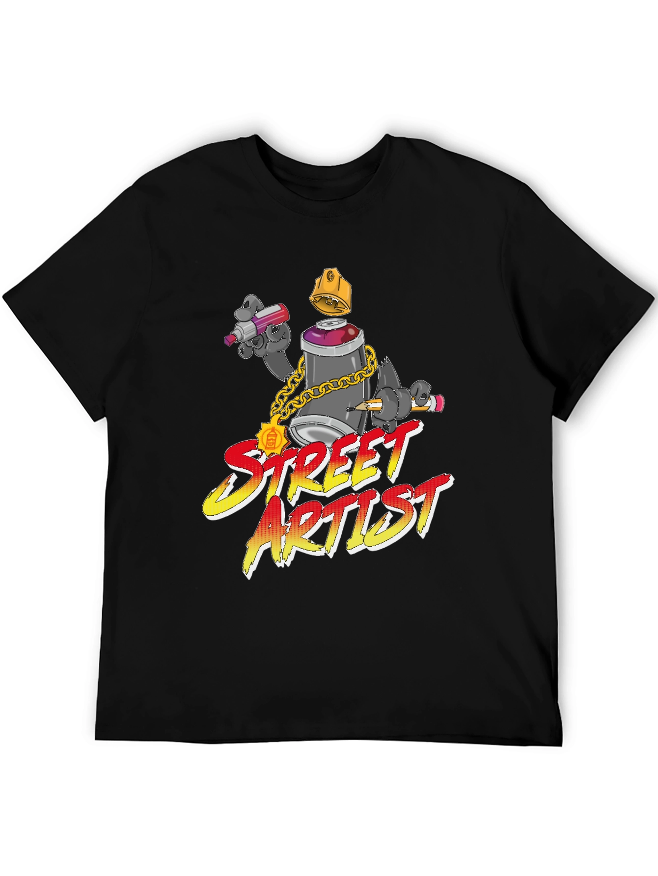 Street Artist Graphic Tee - Urban Art Style
