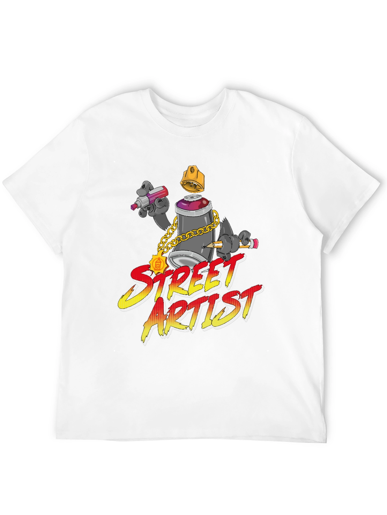 Street Artist Graphic Tee - Urban Art Style