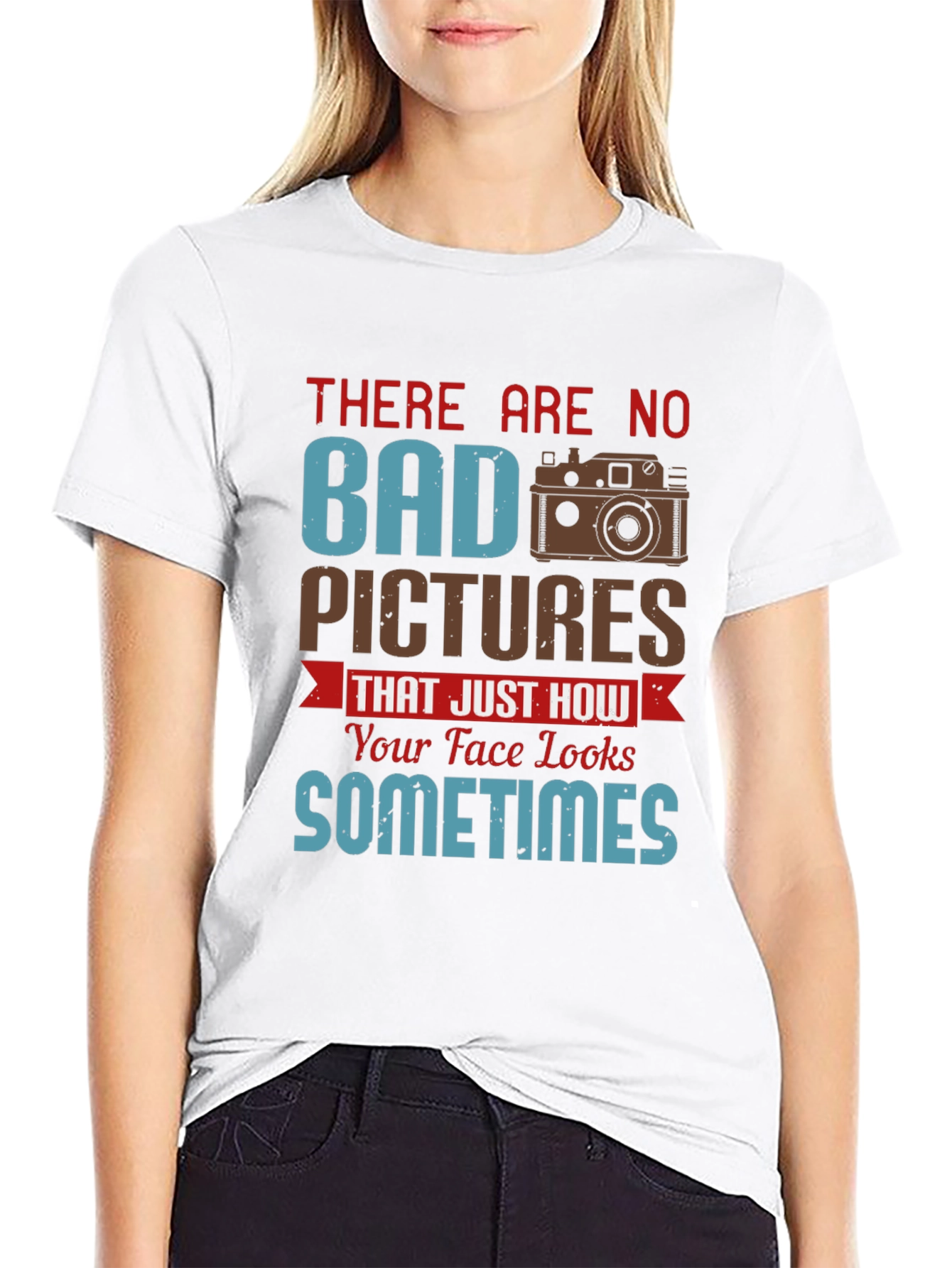 Funny Photography T-Shirt - No Bad Pictures Graphic Tee