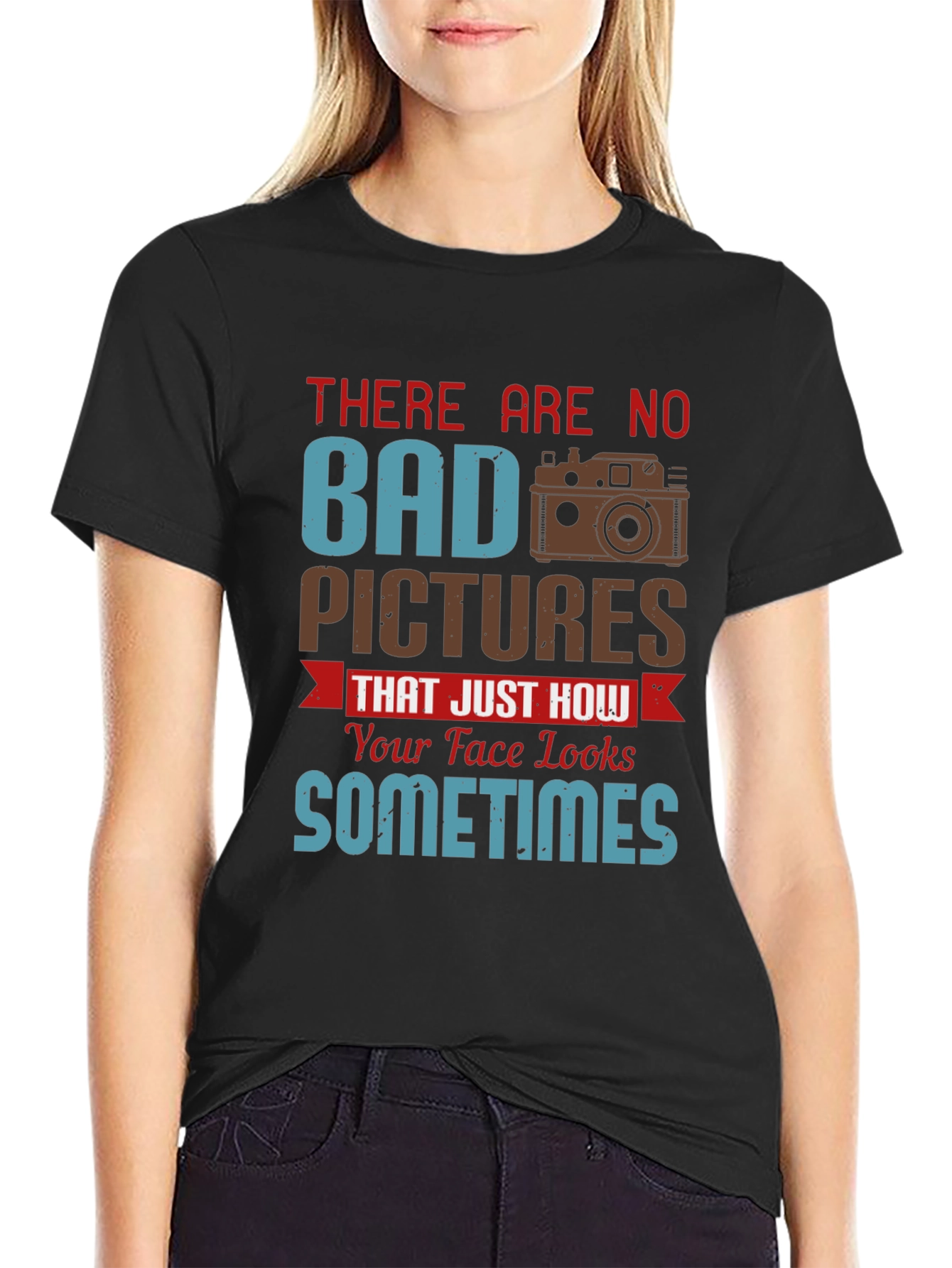 Funny Photography T-Shirt - No Bad Pictures Graphic Tee