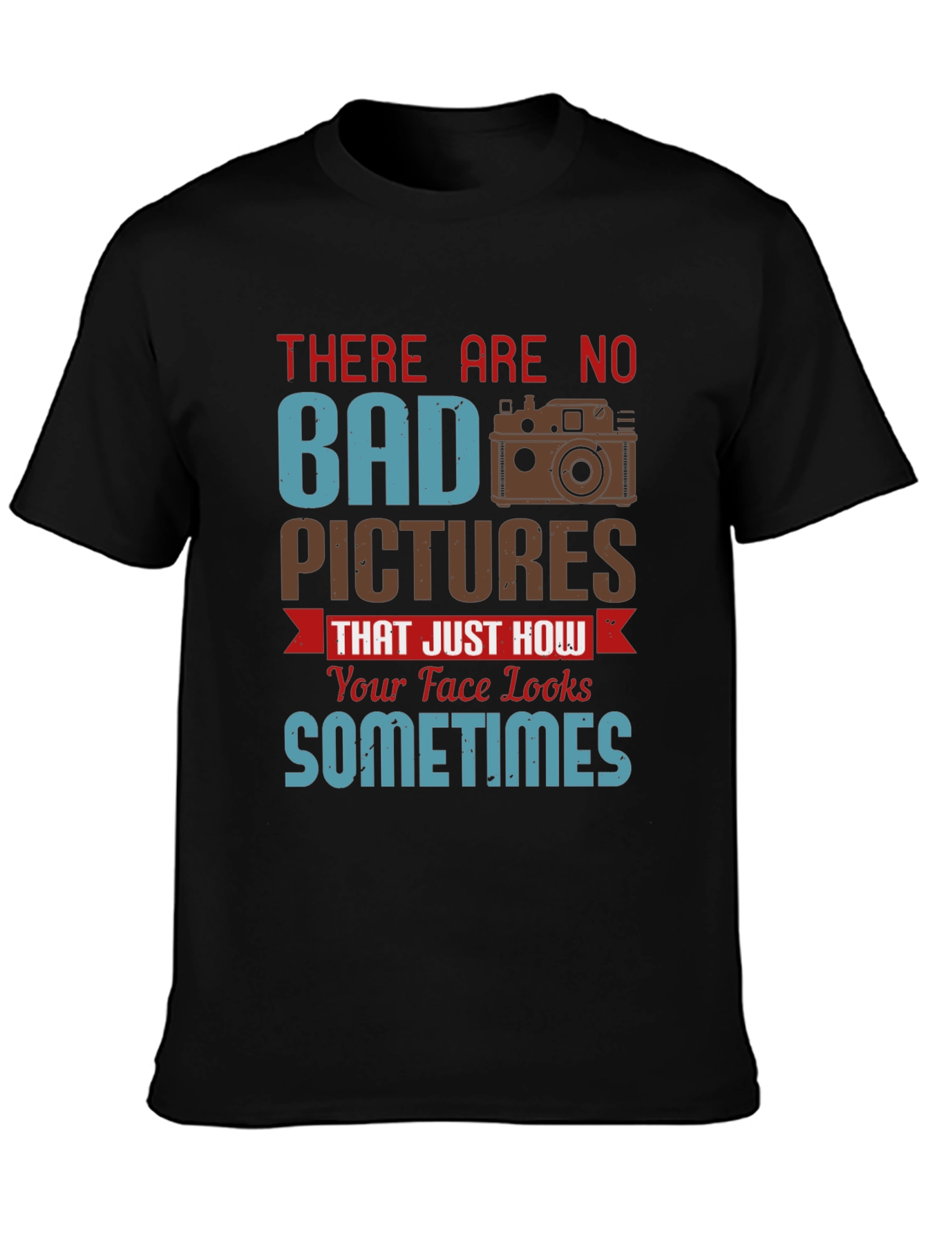 Funny Photography T-Shirt - No Bad Pictures Graphic Tee
