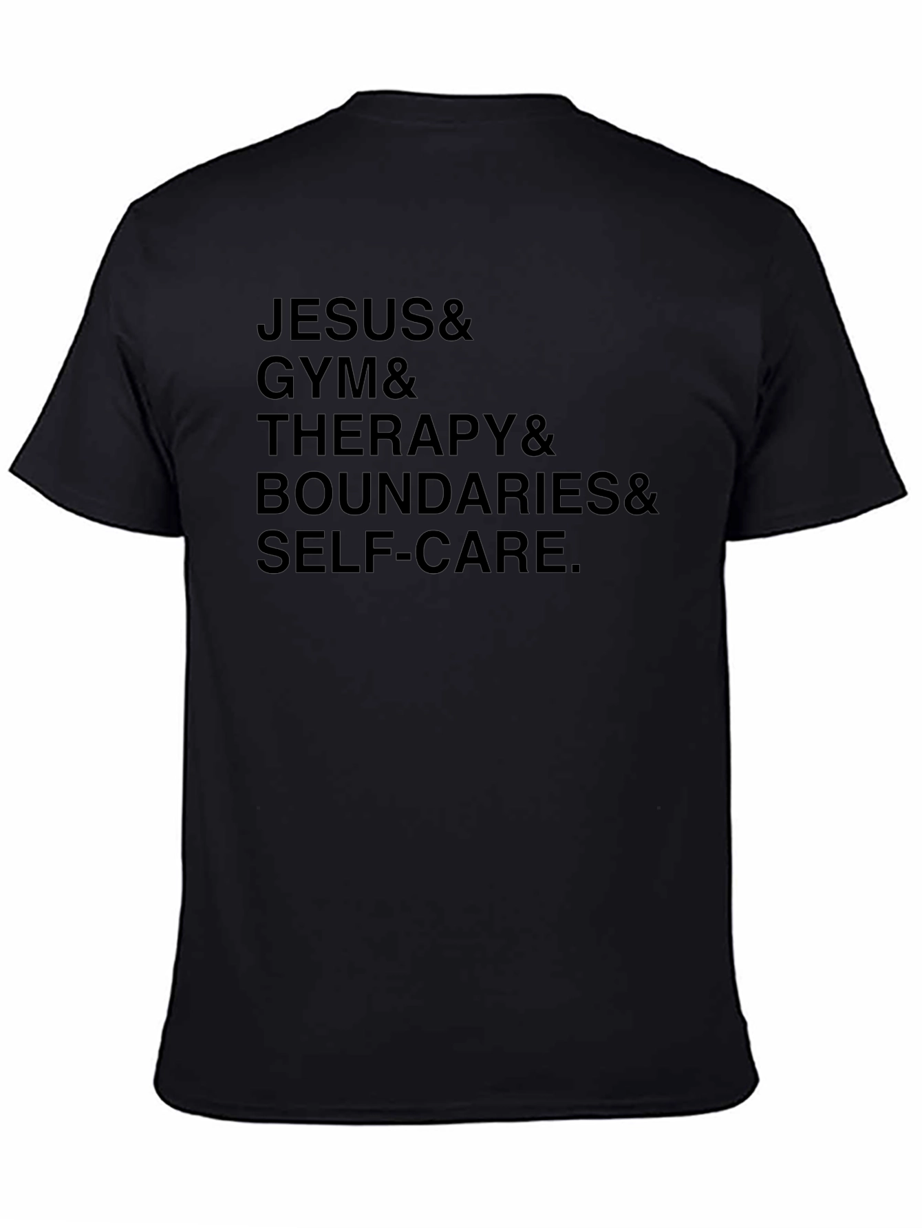Jesus & Gym & Therapy Mens Graphic Tee