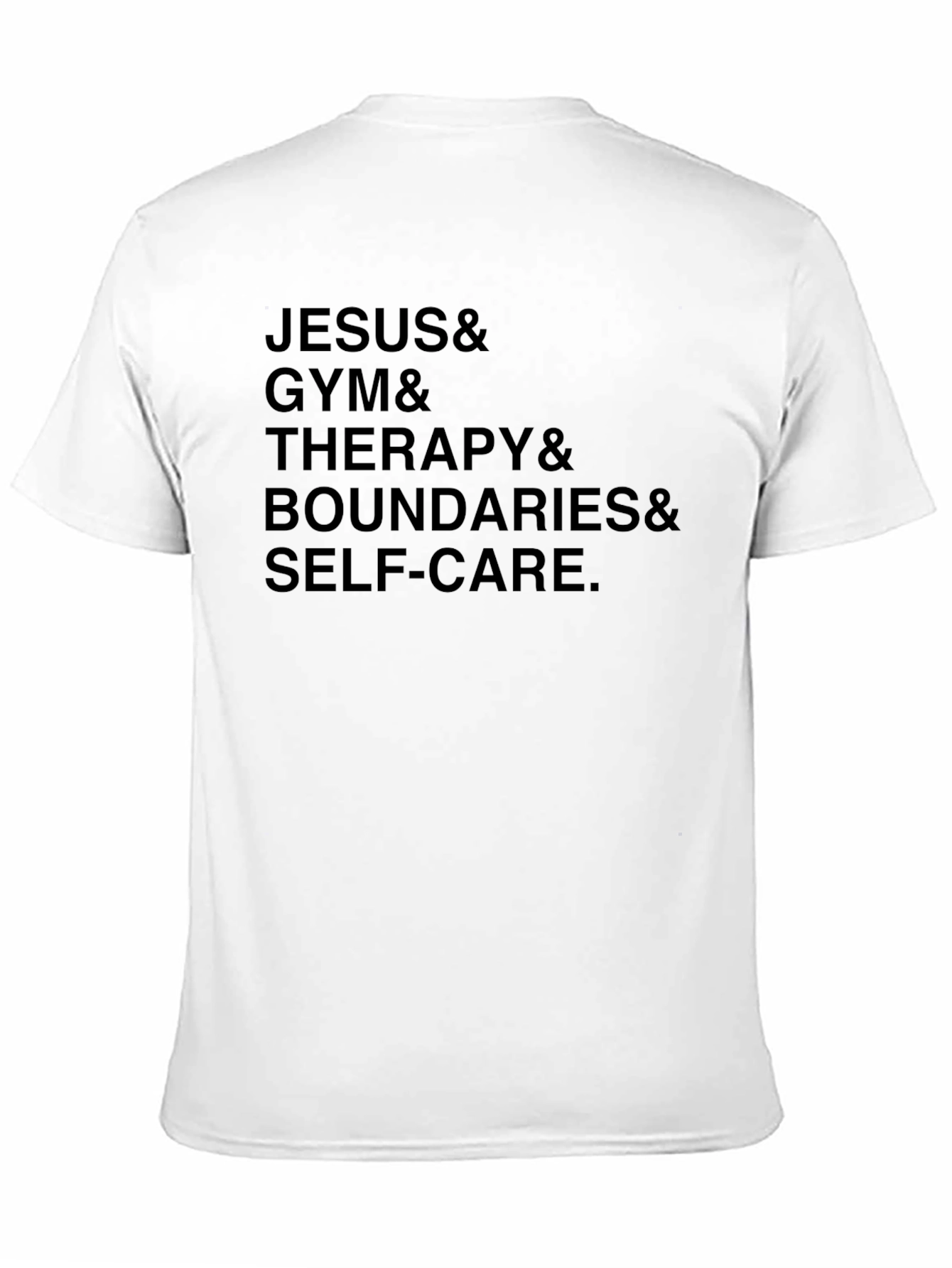 Jesus & Gym & Therapy Mens Graphic Tee
