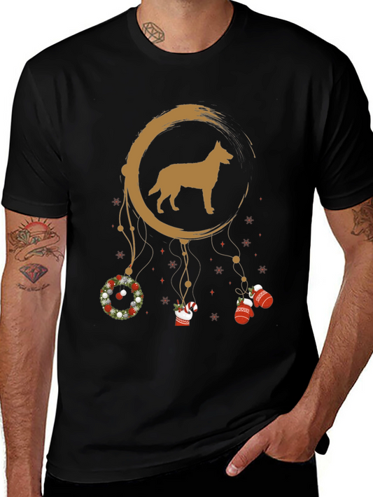Festive Dog Dreamcatcher Tee