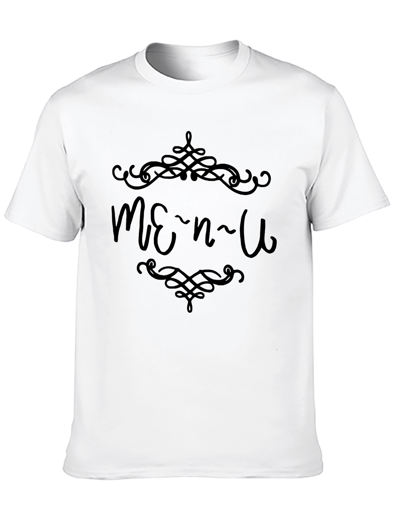 Stylish Menu Graphic Tee - Unique Design