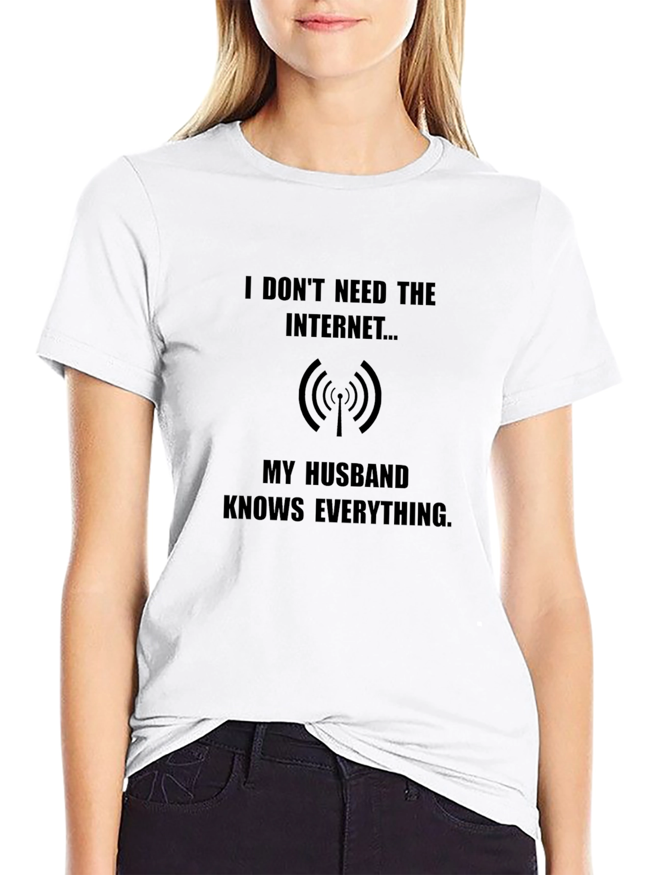 Husband Knows Everything Funny T-Shirt