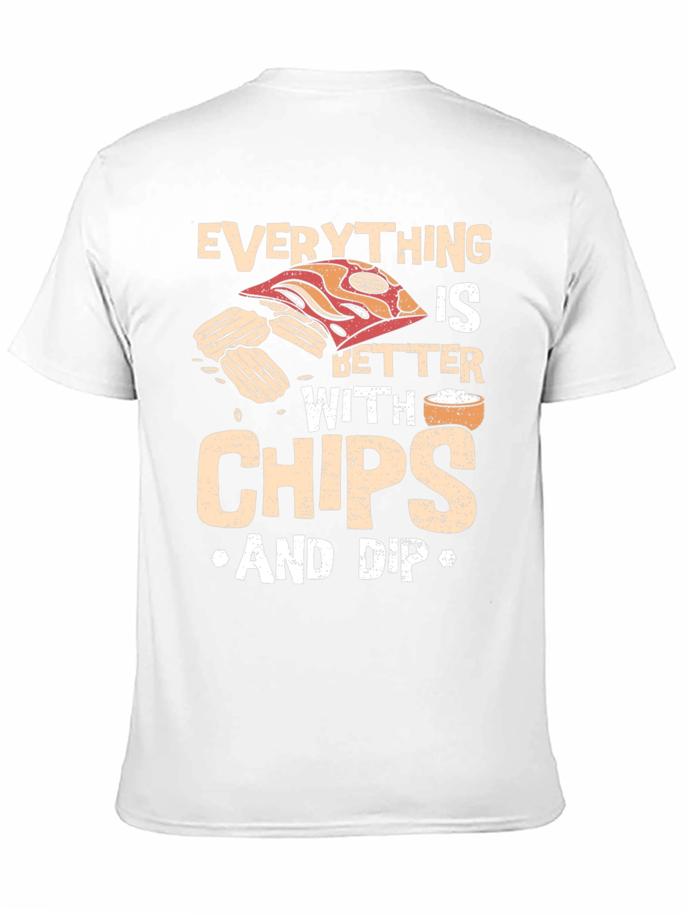 Funny Chips and Dip Graphic T-Shirt