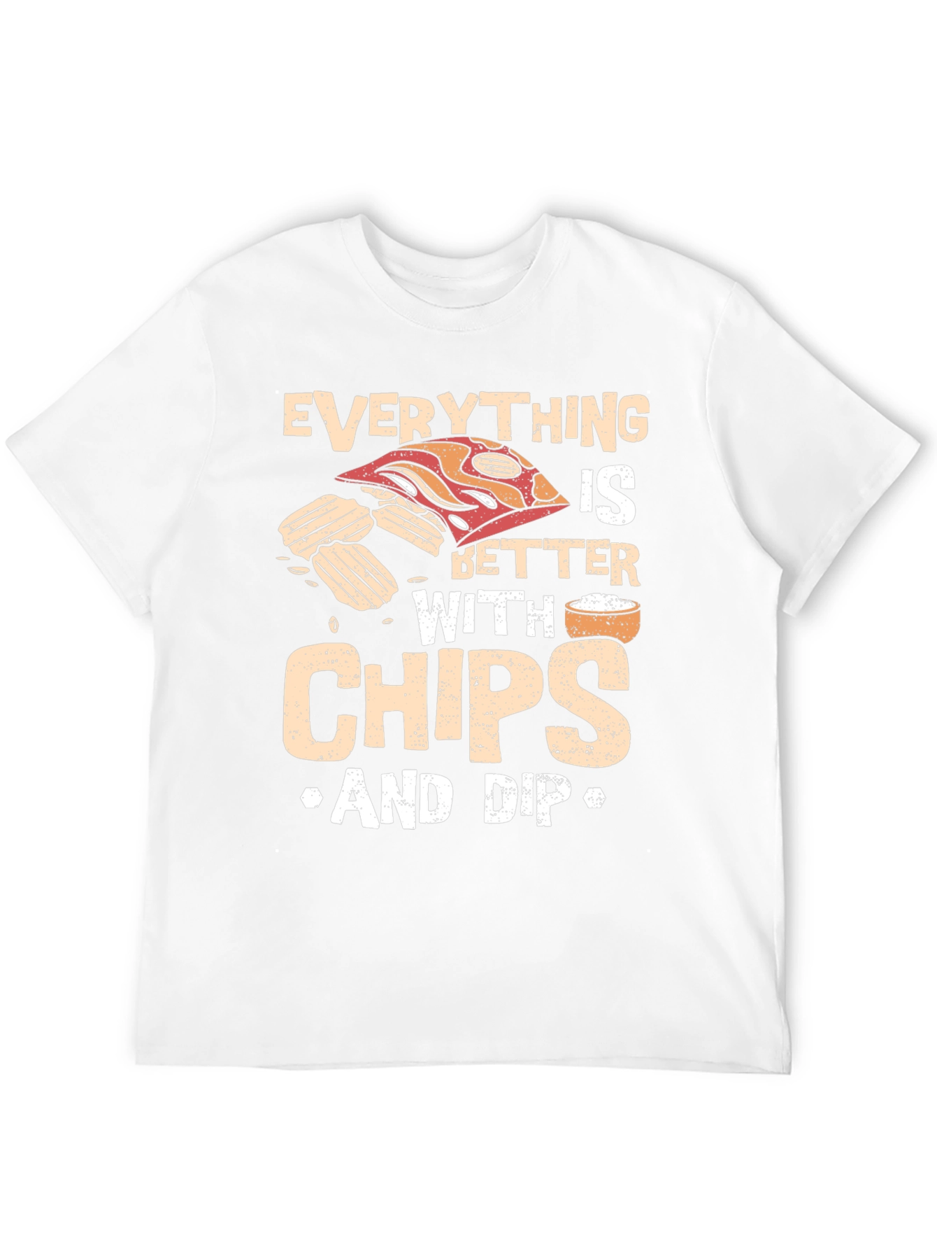 Funny Chips and Dip Graphic T-Shirt