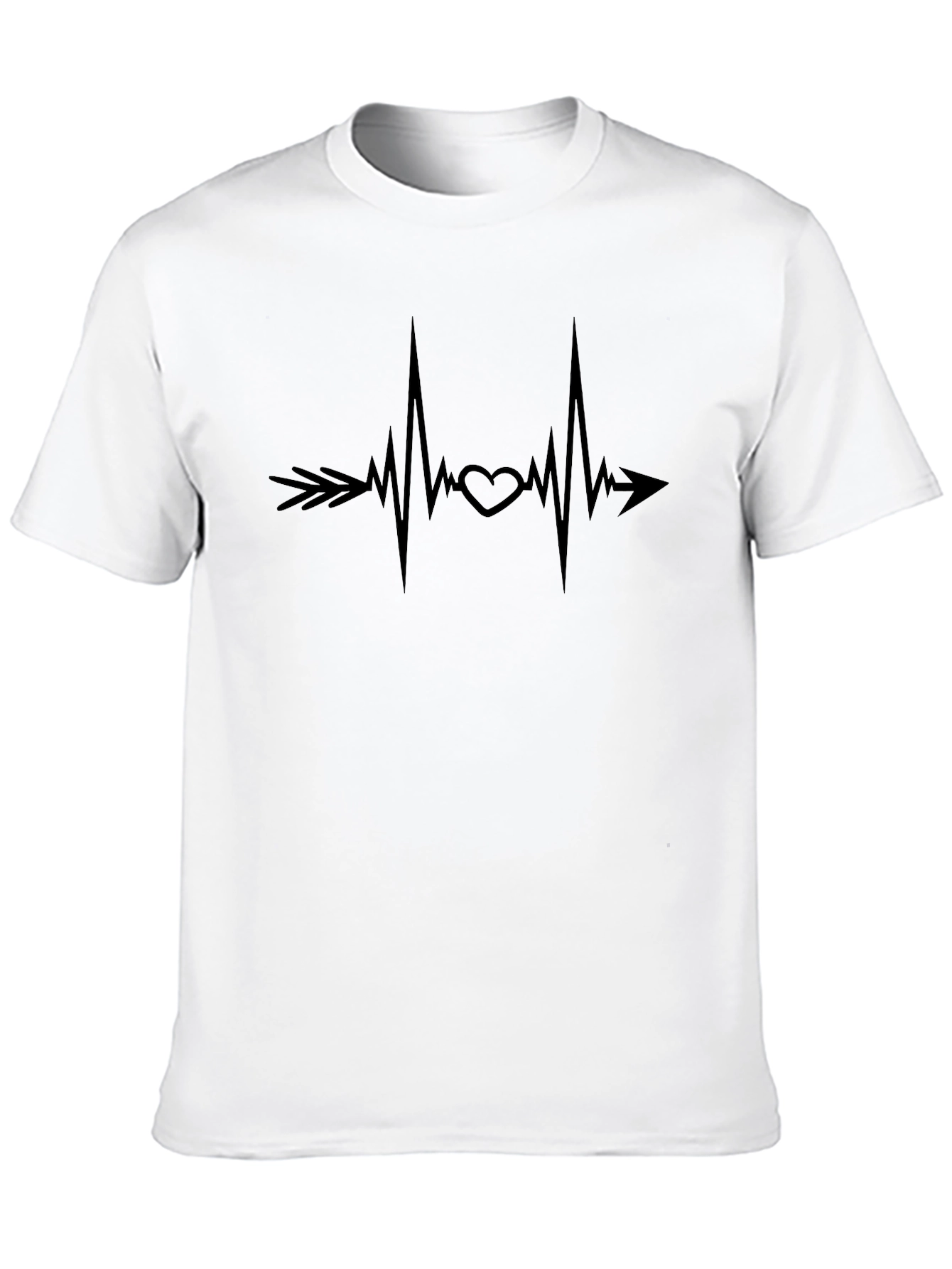 Heartbeat Arrow T-Shirt - Love & Adventure Design