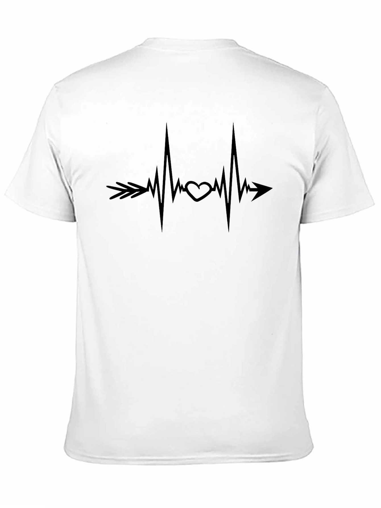 Heartbeat Arrow T-Shirt - Love & Adventure Design