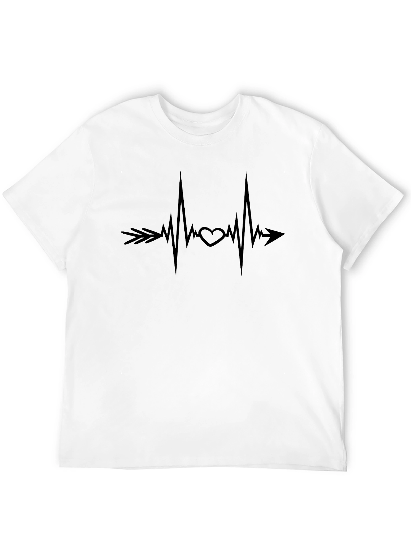 Heartbeat Arrow T-Shirt - Love & Adventure Design