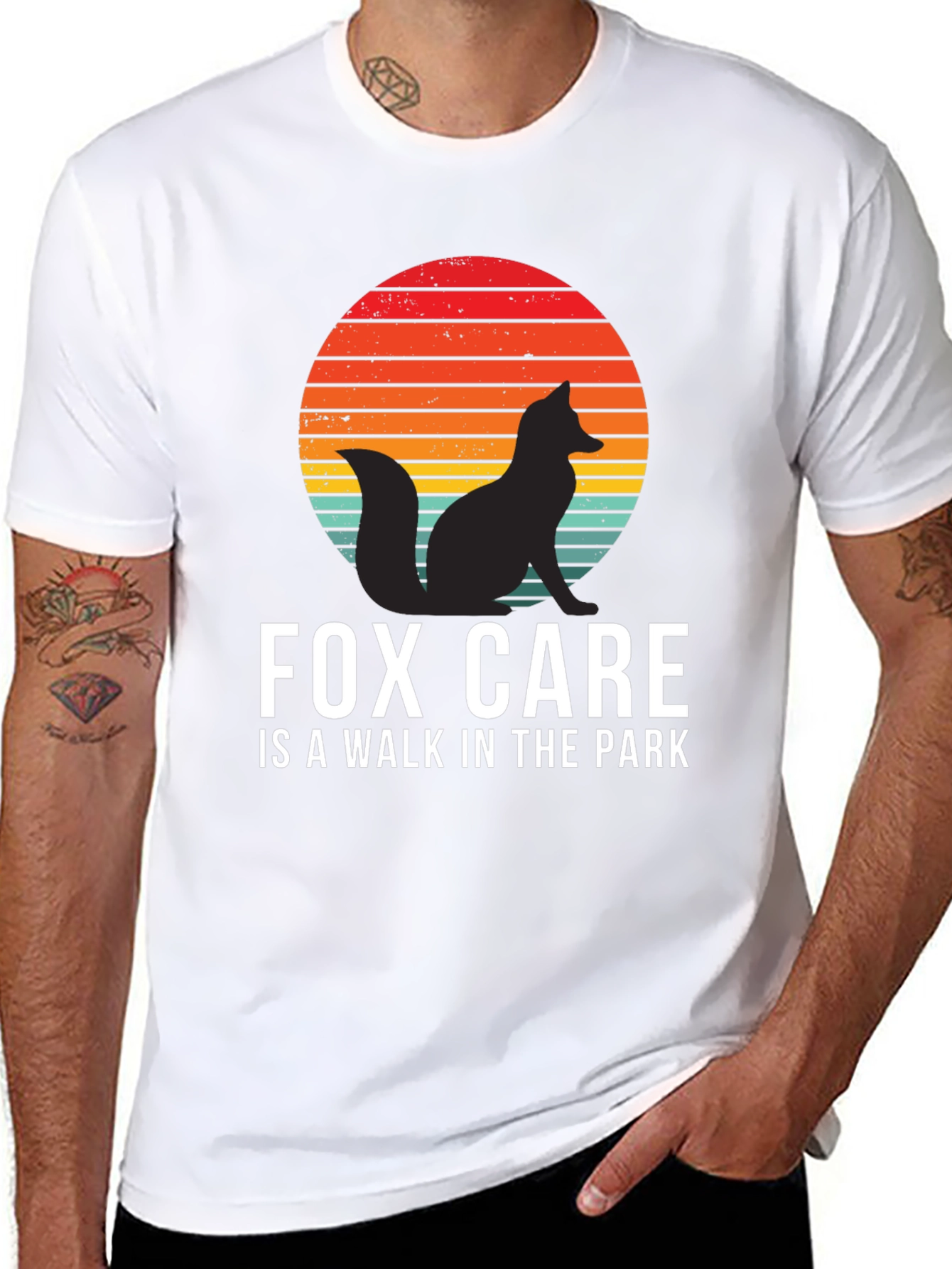 Fox Care - Walk in the Park Graphic T-Shirt