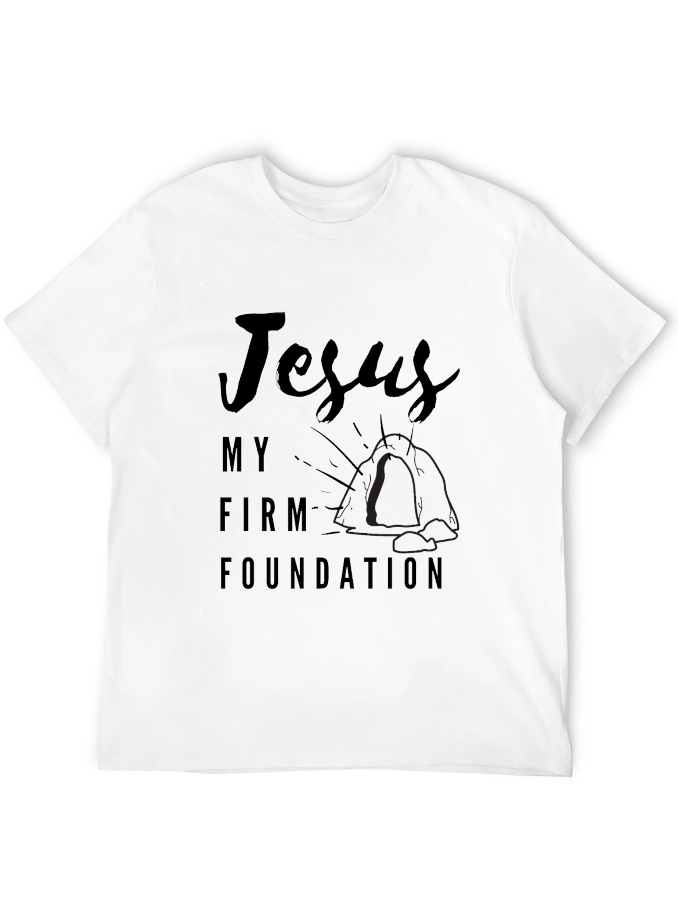 Jesus My Firm Foundation Graphic Tee