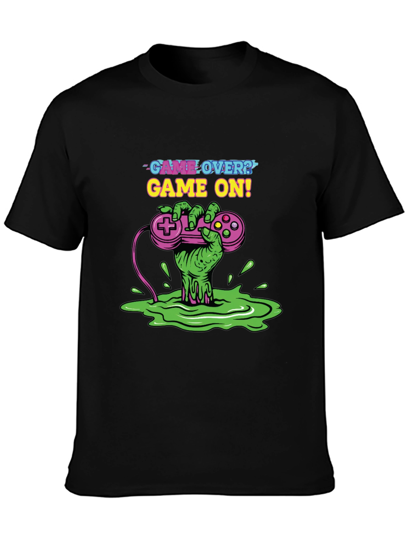 Game Over? Game On! T-Shirt - Gamer Style