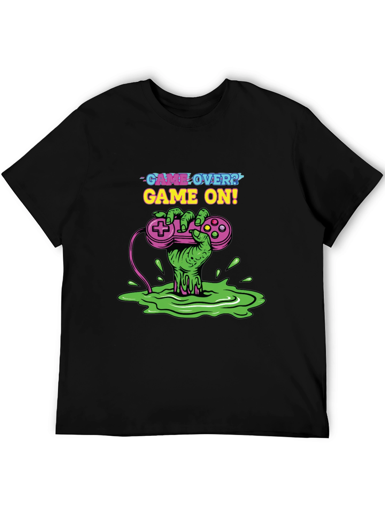 Game Over? Game On! T-Shirt - Gamer Style