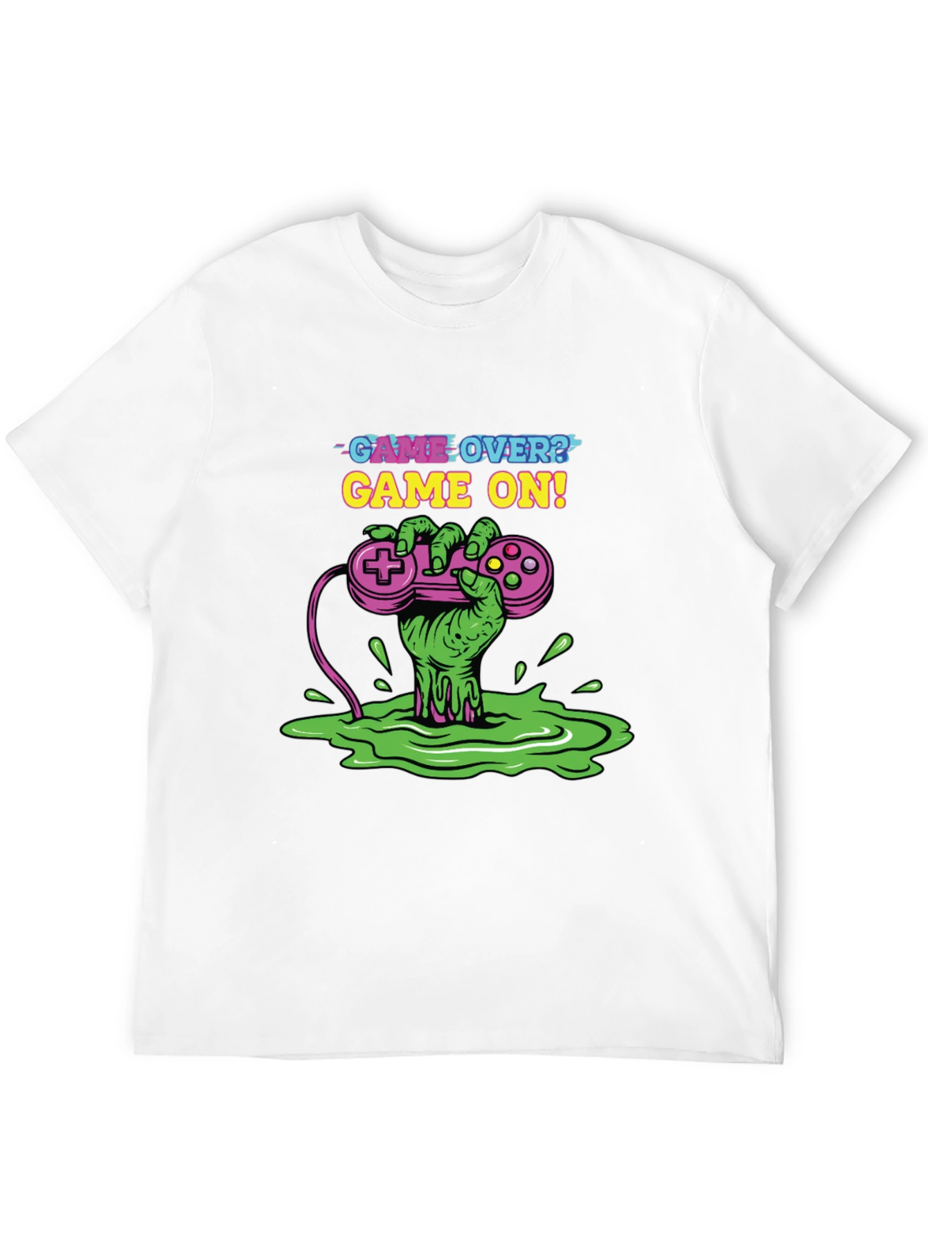 Game Over? Game On! T-Shirt - Gamer Style