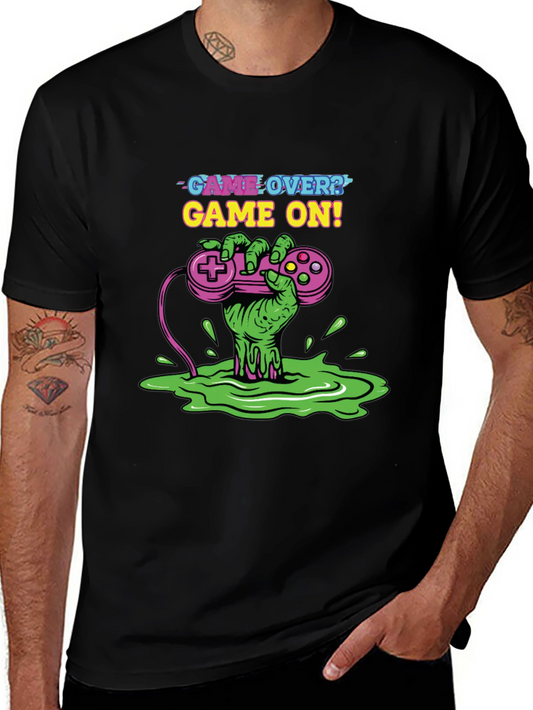 Game Over? Game On! T-Shirt - Gamer Style