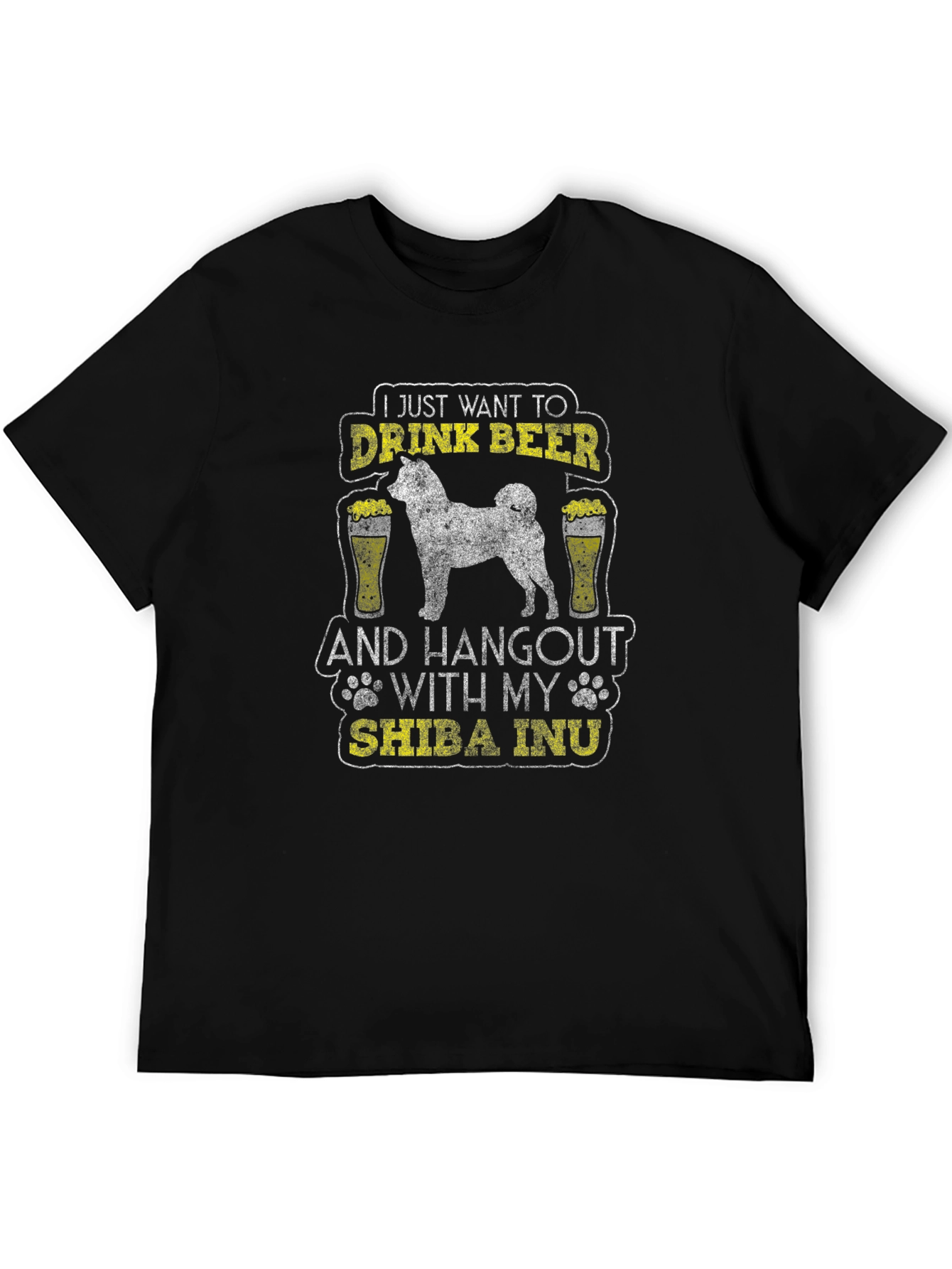 Drink Beer Shiba Inu T-Shirt