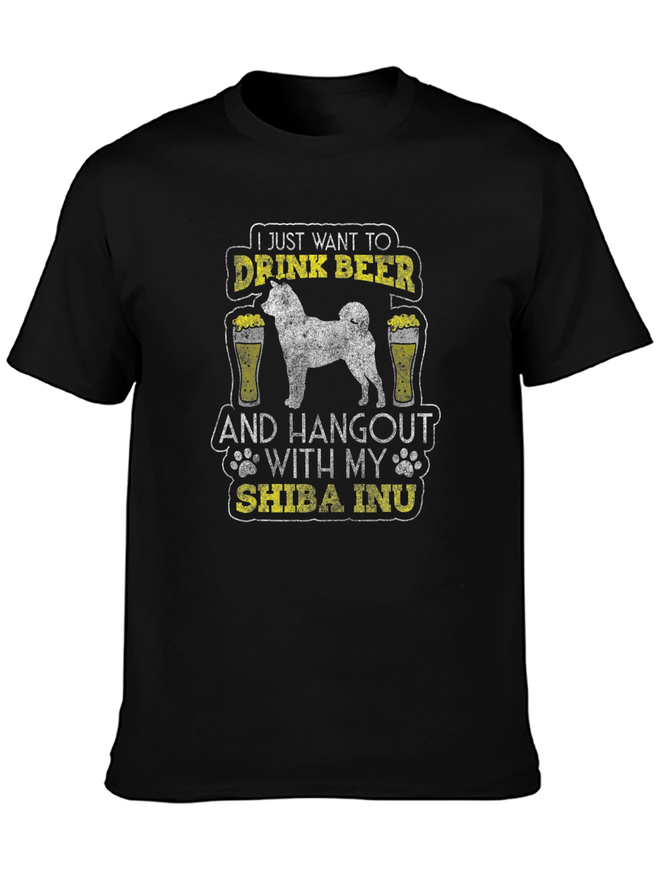Drink Beer Shiba Inu T-Shirt