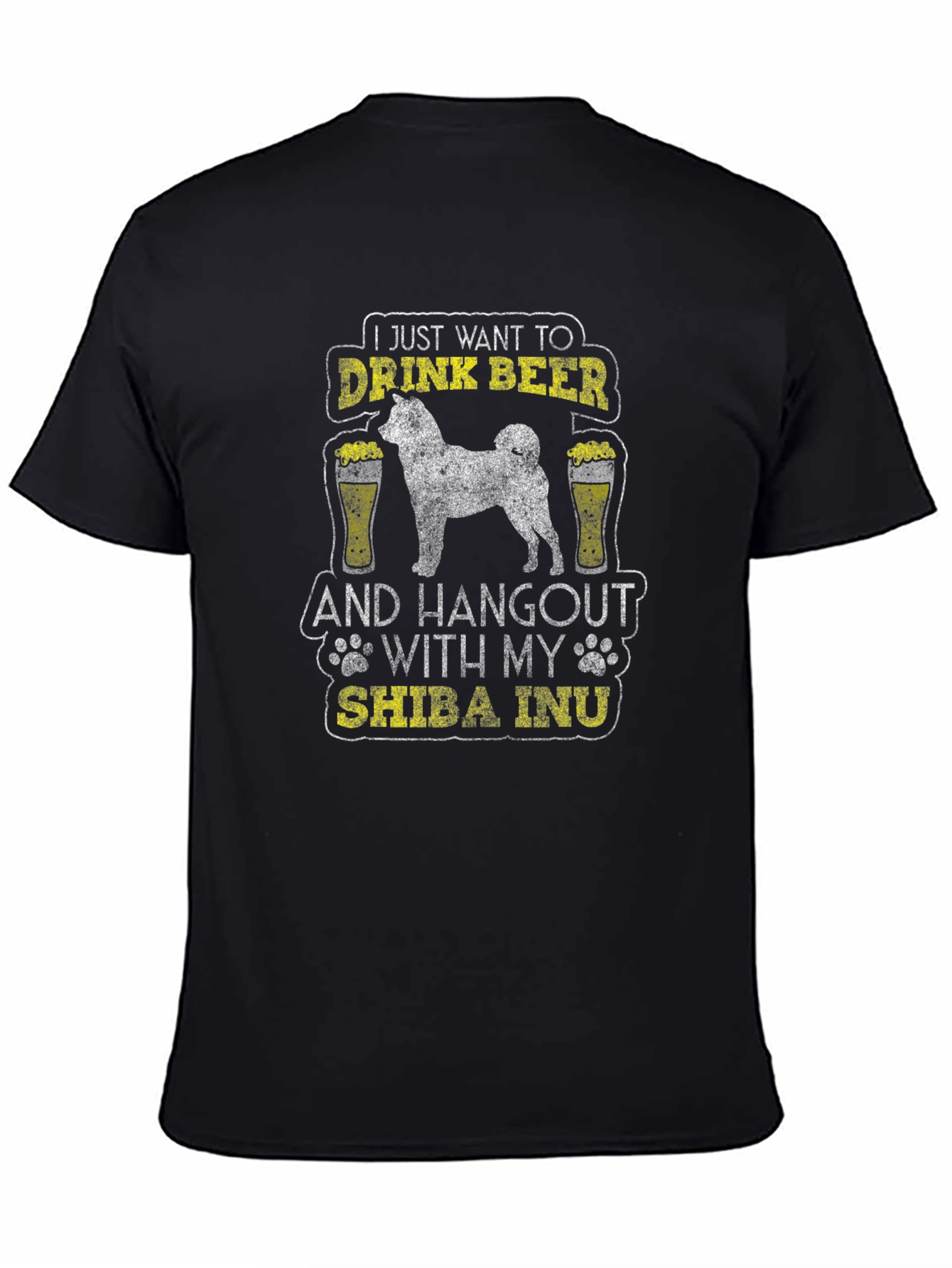 Drink Beer Shiba Inu T-Shirt