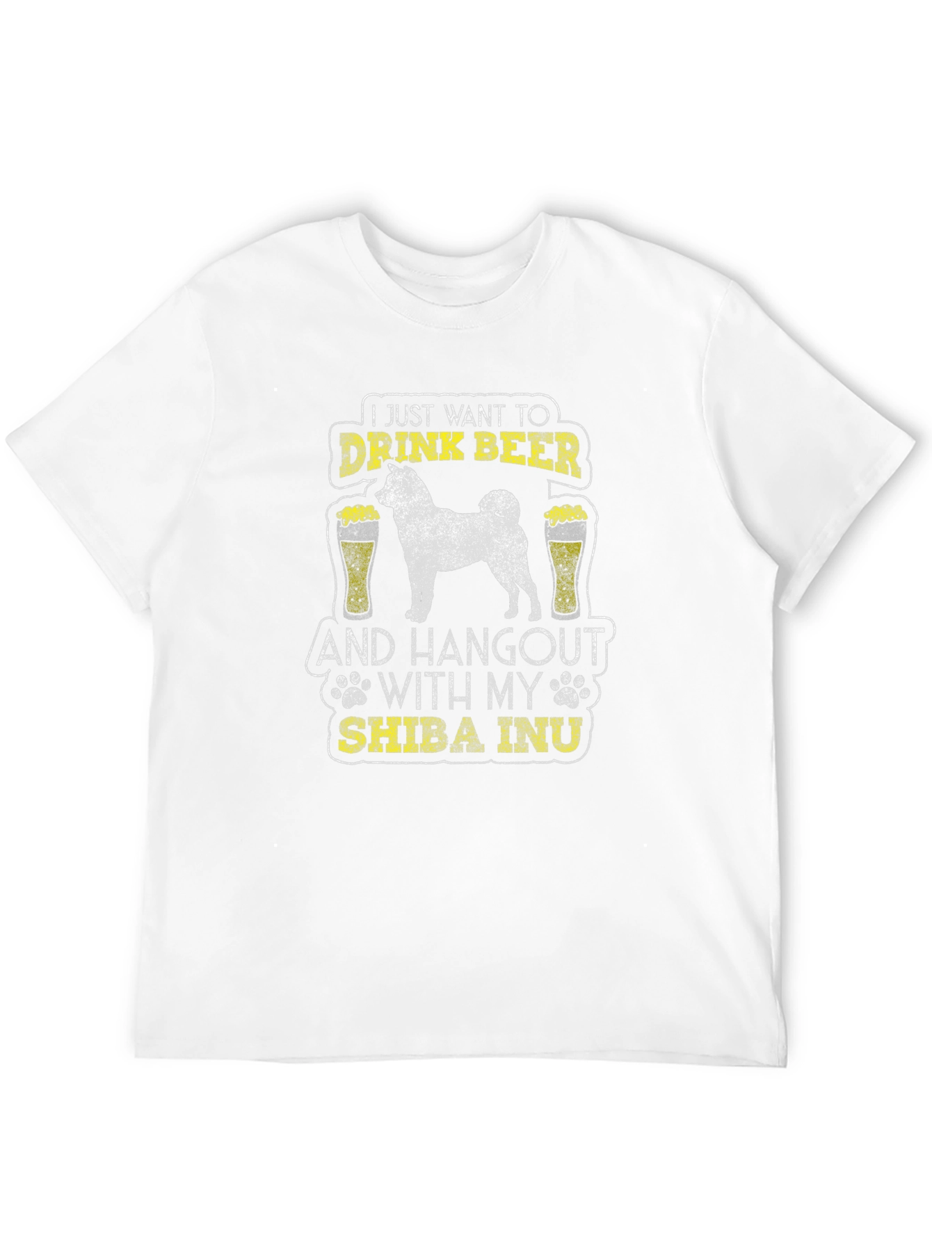 Drink Beer Shiba Inu T-Shirt