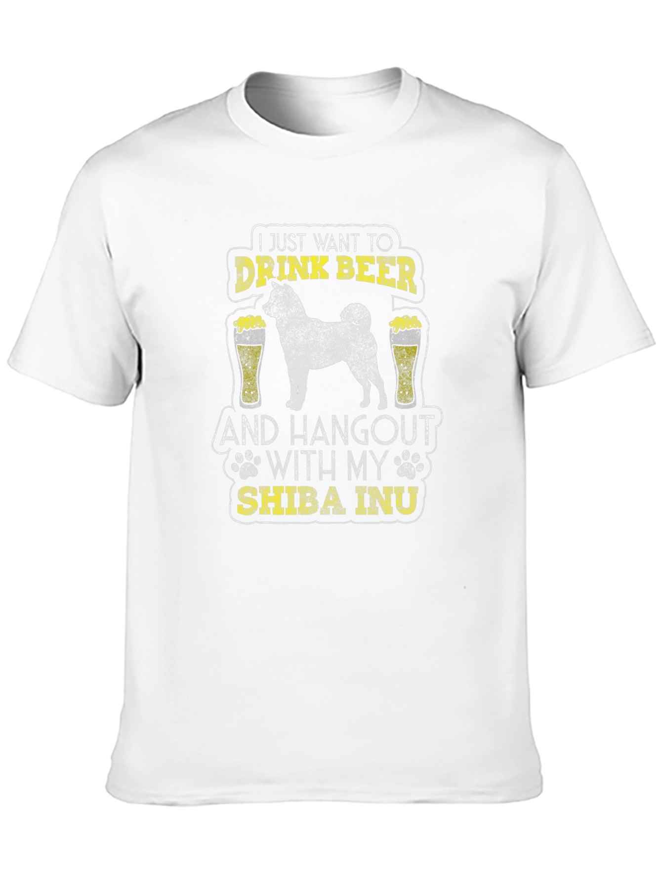 Drink Beer Shiba Inu T-Shirt