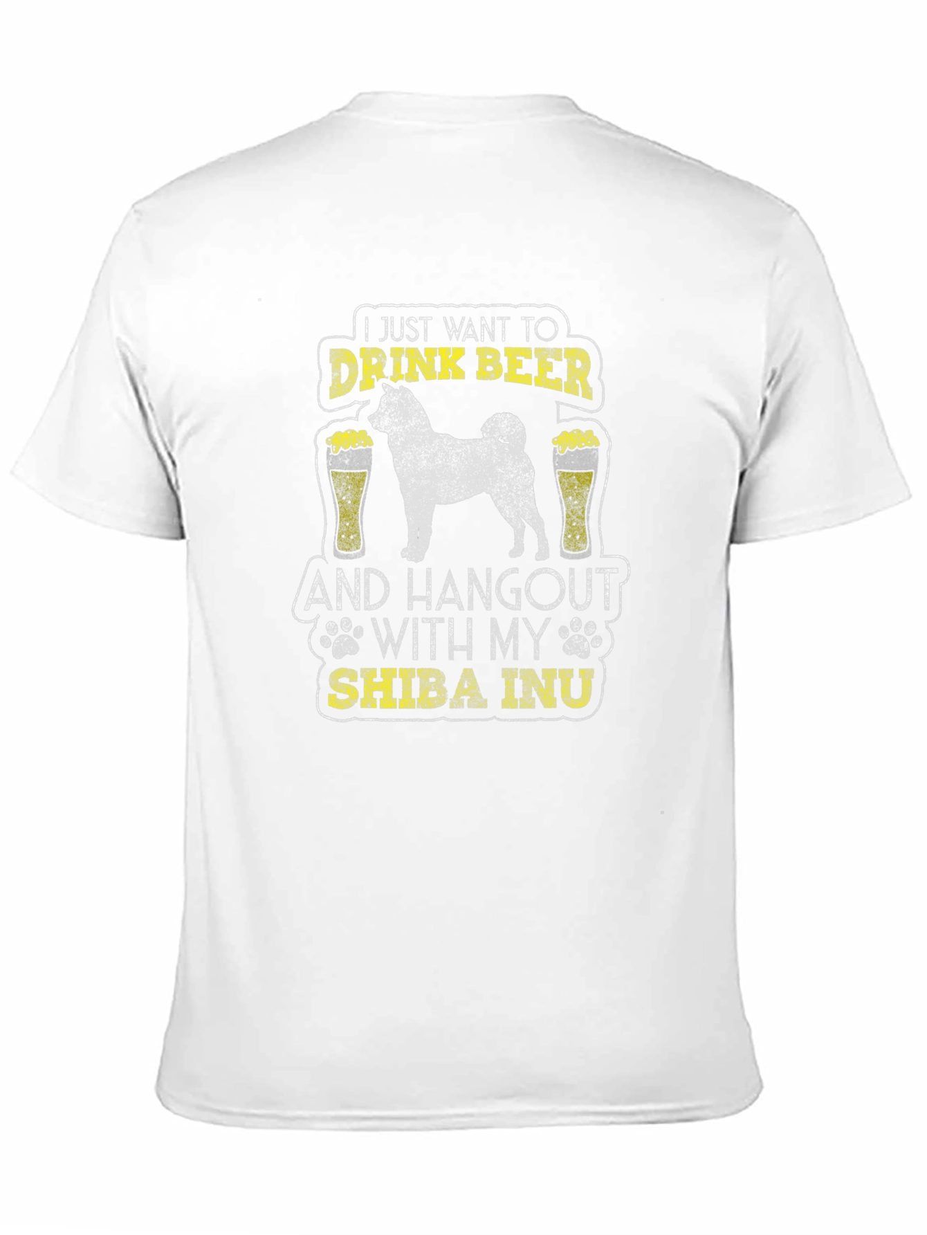 Drink Beer Shiba Inu T-Shirt
